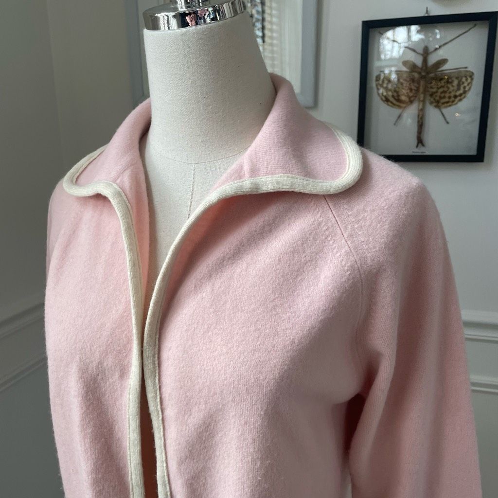 Vintage Vintage Pink Open From Cardigan Sweater Jacket S Size S / US 4 / IT 40 - 4 Thumbnail