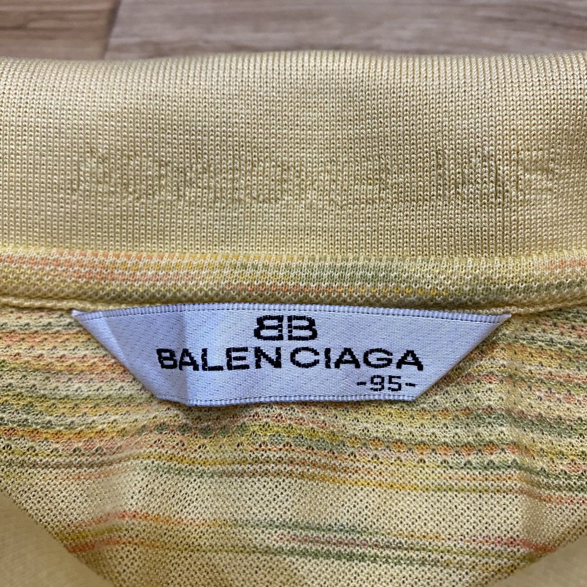 Balenciaga Balenciaga Polo Stripe Long Sleeve T-Shirt Size M / US 6-8 / IT 42-44 - 10 Thumbnail