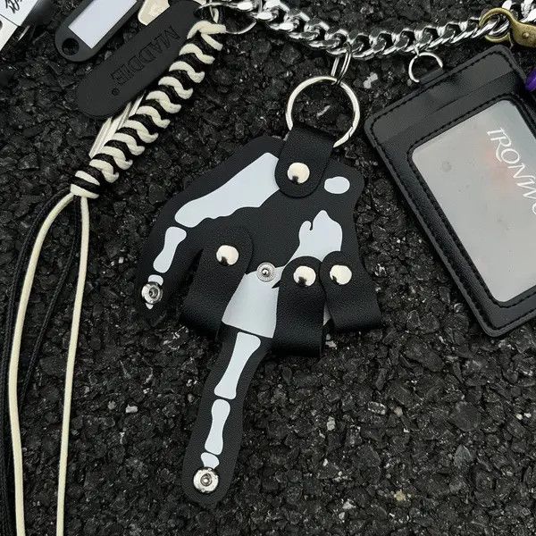 VIBE Punk Waist Pants Chain Wallet Chain Keychain Size ONE SIZE - 8 Thumbnail