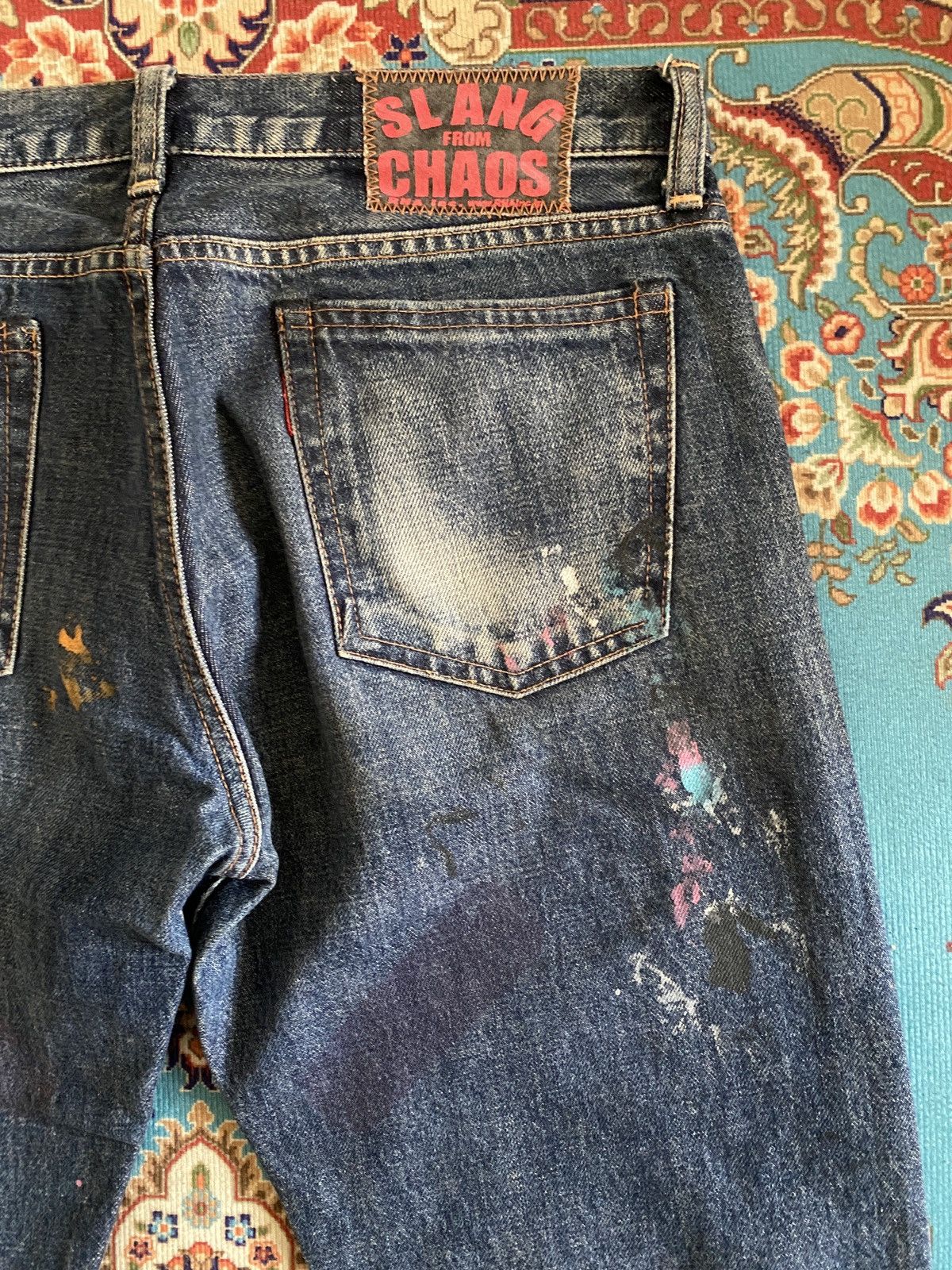 Japanese Brand × Seditionaries Japanese Brand RNA INC Slang Splatter Design Punk Denim Size US 32 / EU 48 - 10 Thumbnail
