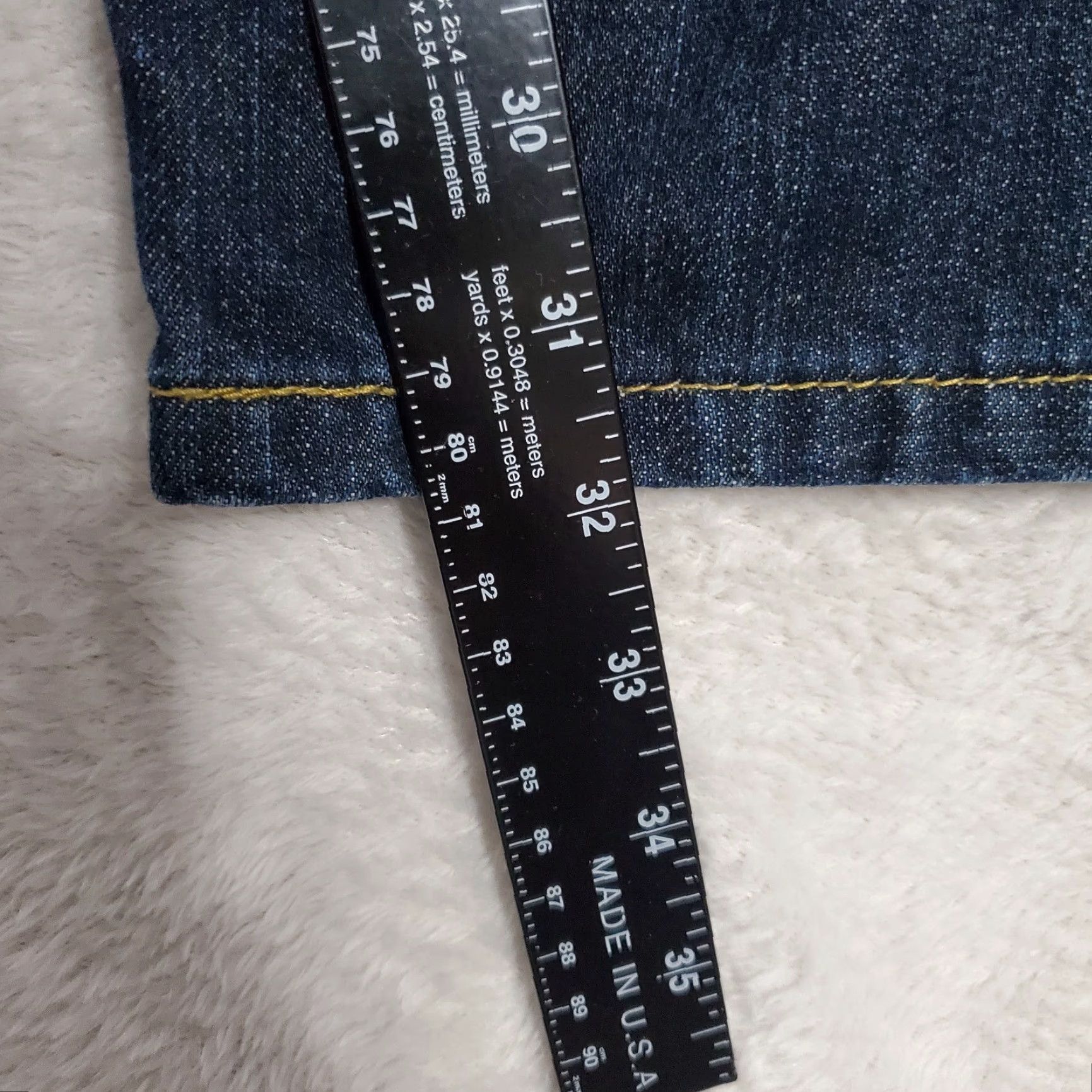 Levi's VINTAGE Levi's 505 Jeans Men 32X34 Blue Straight Leg Regular Fit Denim 30X32 FLAW Size US 30 / EU 46 - 7 Thumbnail
