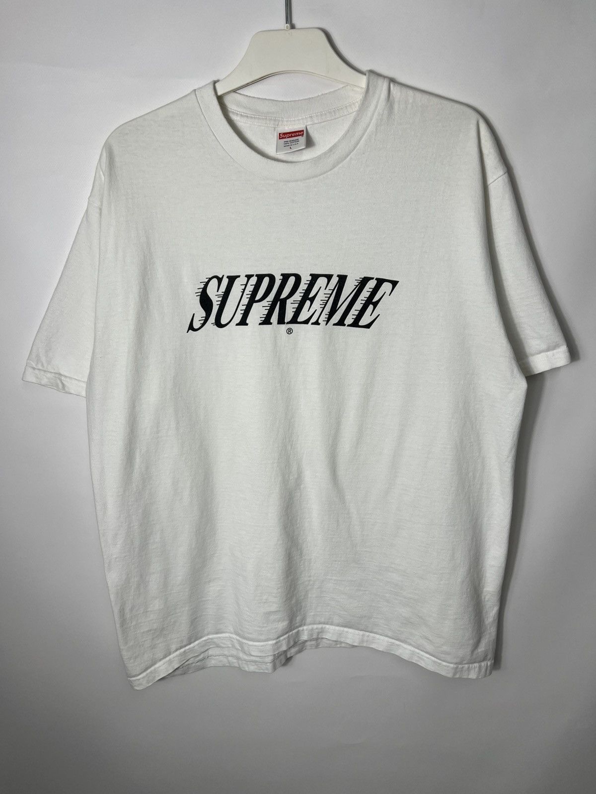 Vintage streetwear y2k sk8 Supreme Big Logo T-shirt