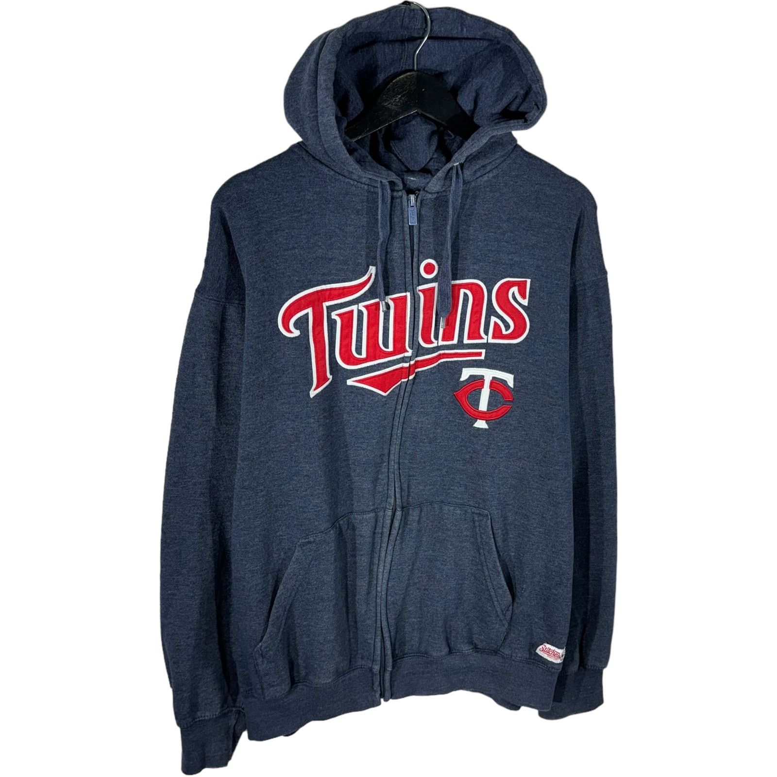 Stitch's Jeans Stitches Minnesota Twins Full Zip MLB Hoodie Size US L / EU 52-54 / 3 - 4 Thumbnail