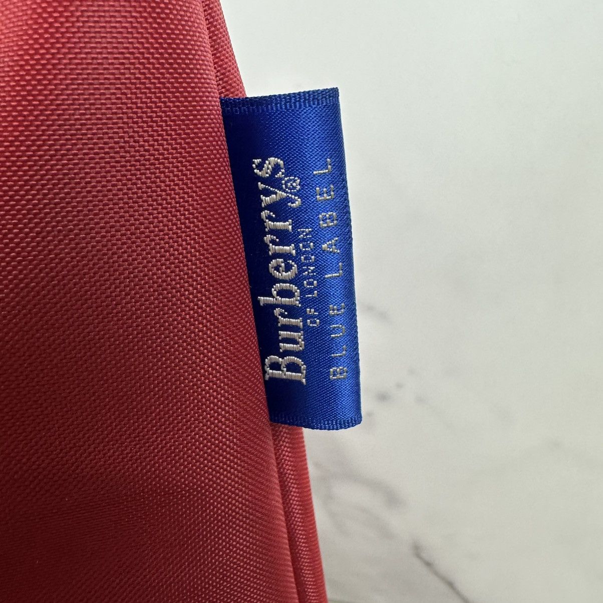 Burberry Burberry Blue Label Red Nylon Pochette Size ONE SIZE - 3 Thumbnail
