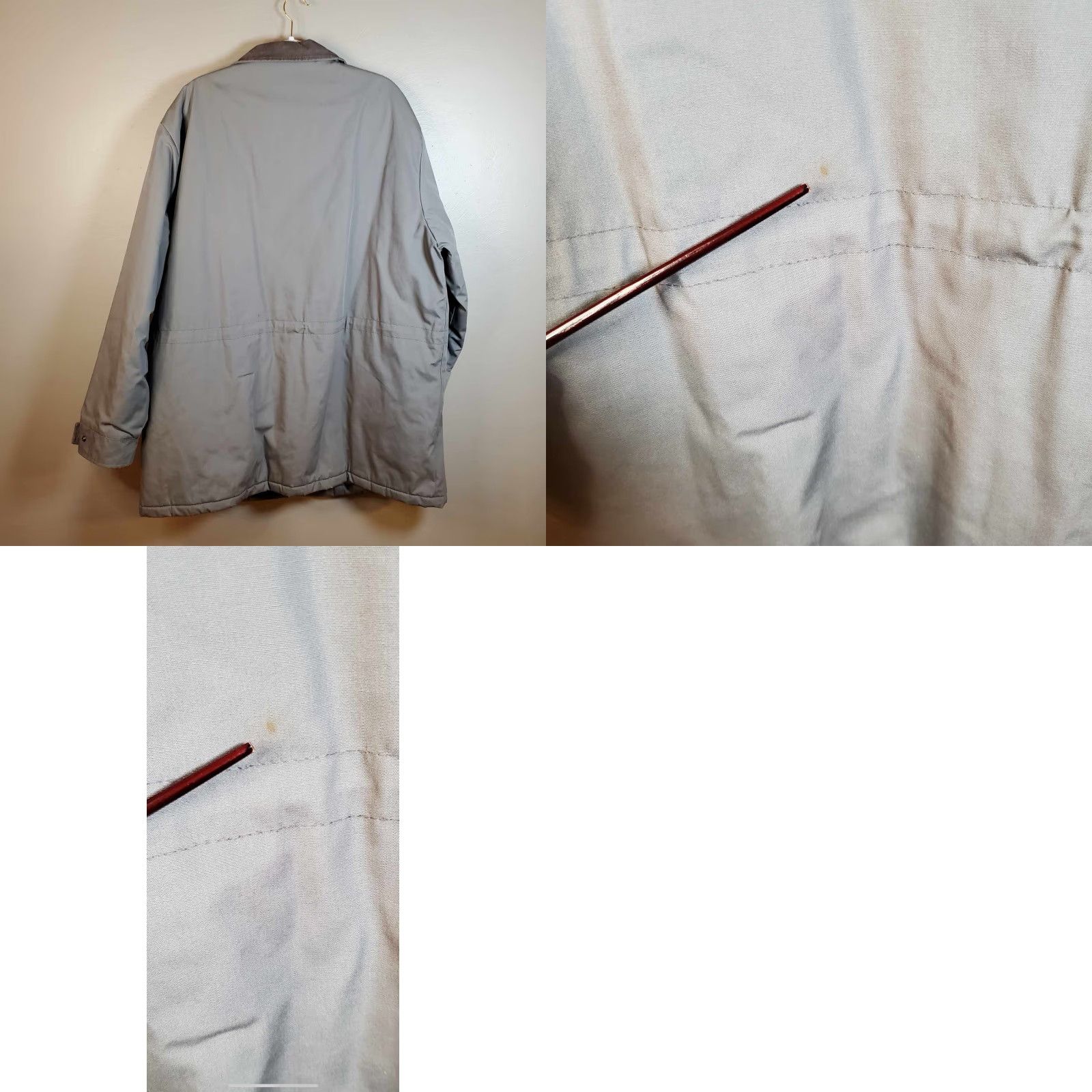 Vintage VINTAGE Fieldmaster Jacket Men's 2XLT Beige Canvas Windproof Full Zip Lined Pockets USA Coat Outdoor Hunting 80s 90s Size US XXL / EU 58 / 5 - 9 Thumbnail