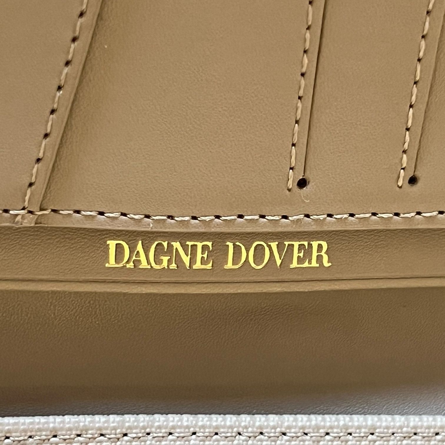Dagne Dover Dagne Dover Slim Wallet Beige Size ONE SIZE - 4 Thumbnail