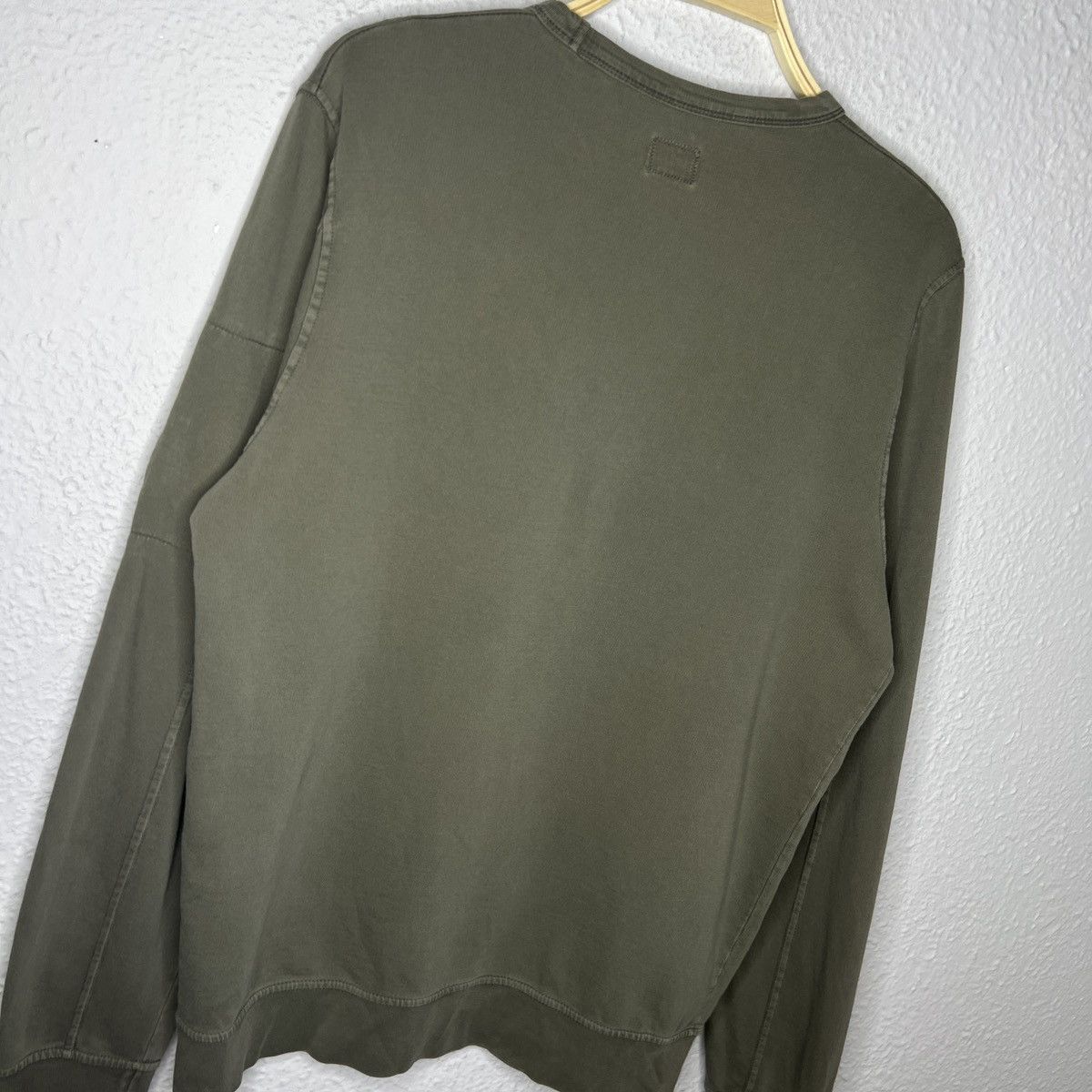 C.P. Company C.P. Company Sweatshirt Crewneck Khaki Green Glass Logo Size US L / EU 52-54 / 3 - 10 Thumbnail