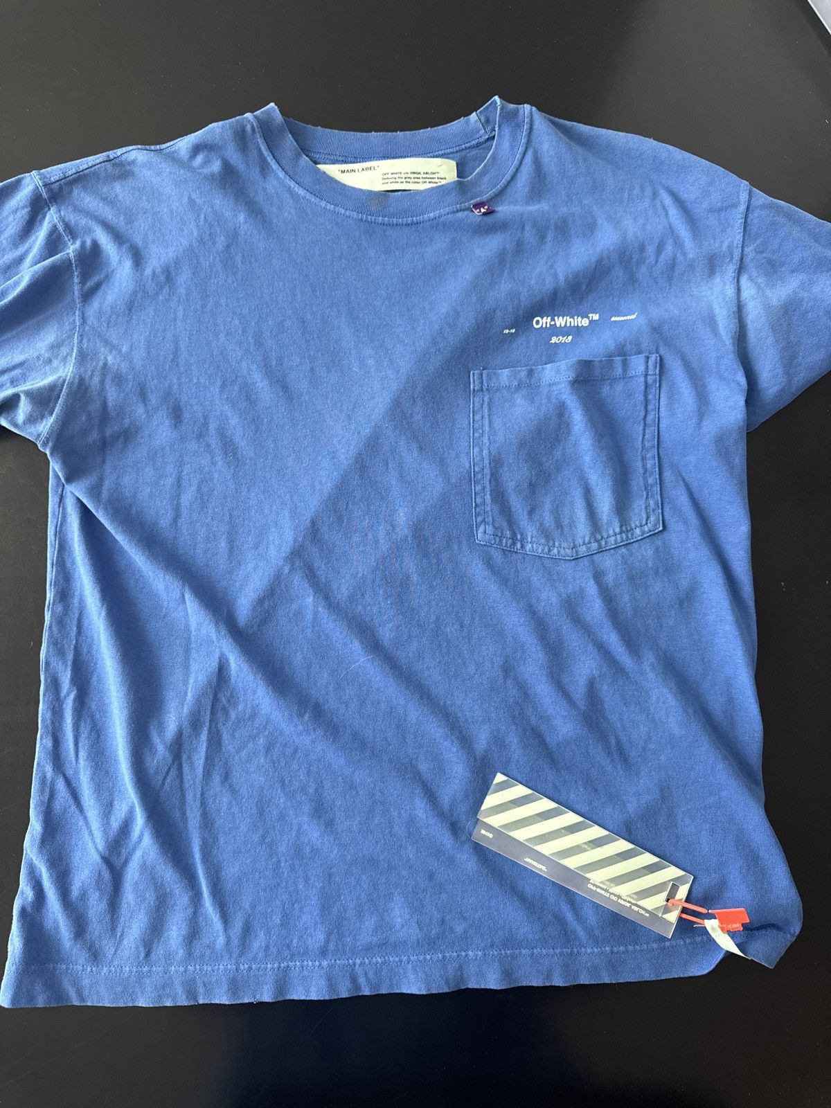 OFF WHITE Pocket-Tee 2018 Virgil Abloh