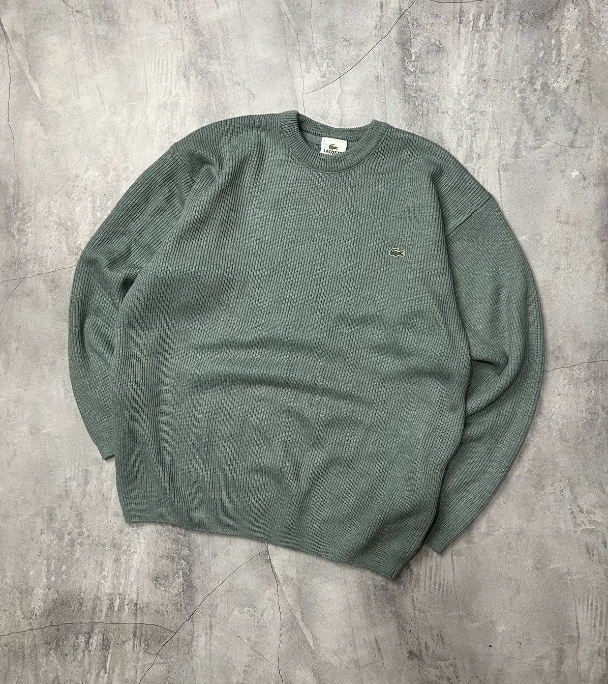 Lacoste × Vintage Vintage Lacoste Wool Knit Sweater size 5 Size US XL / EU 56 / 4 - 1 Thumbnail