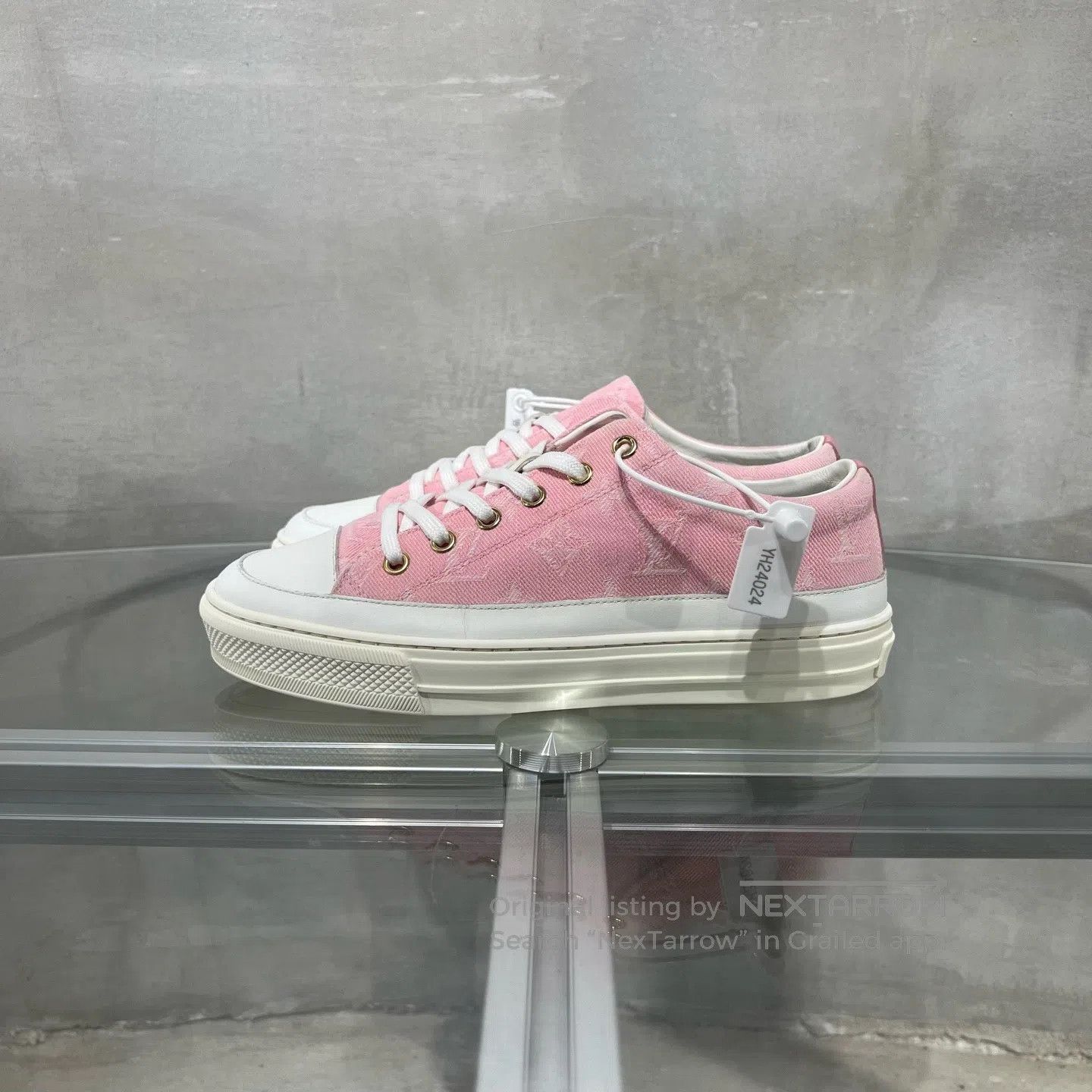 Louis Vuitton Louis Vuitton Man Yi Canvas Shoes Pink Size US 5.5 / IT 35.5 - 3 Thumbnail