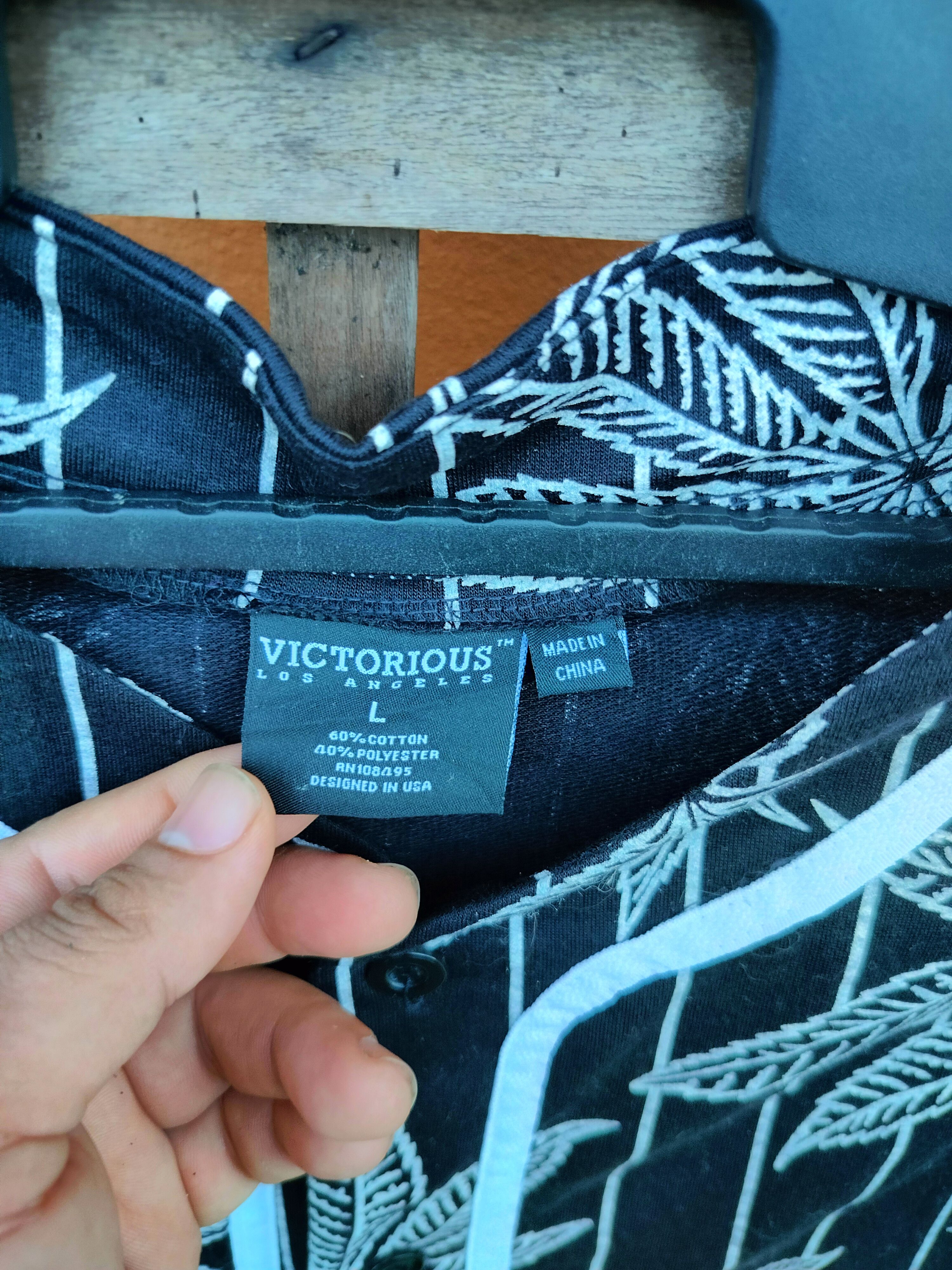 Japanese Brand VICTORIOUS FULL PRINT BASEBALL STYLE TEE Size US L / EU 52-54 / 3 - 4 Thumbnail
