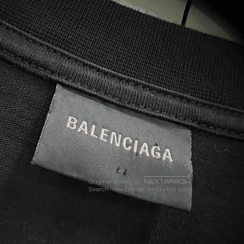 Balenciaga Balenciaga Logo Block Crewneck T-Shirt. Size US M / EU 48-50 / 2 - 3 Thumbnail