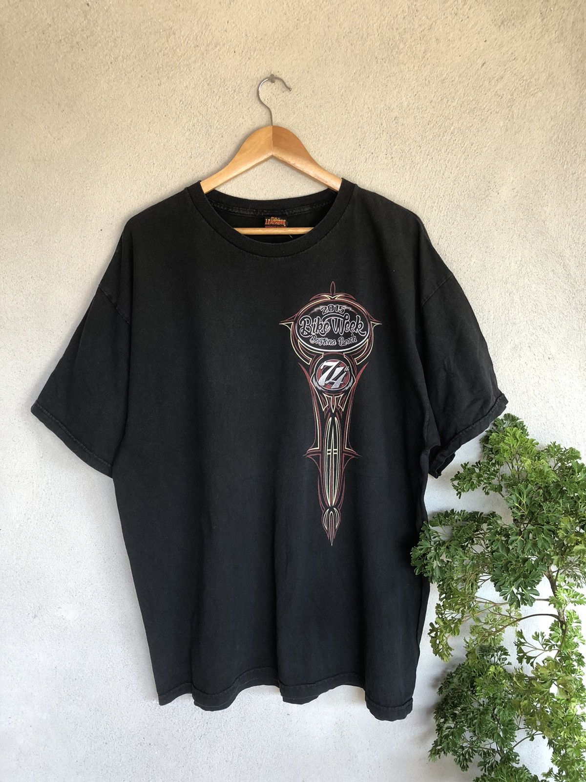 Harley Davidson × Vintage Crazy Vintage Sunfaded Bike week Daytona Beach Tshirts Size US XL / EU 56 / 4 - 5 Thumbnail