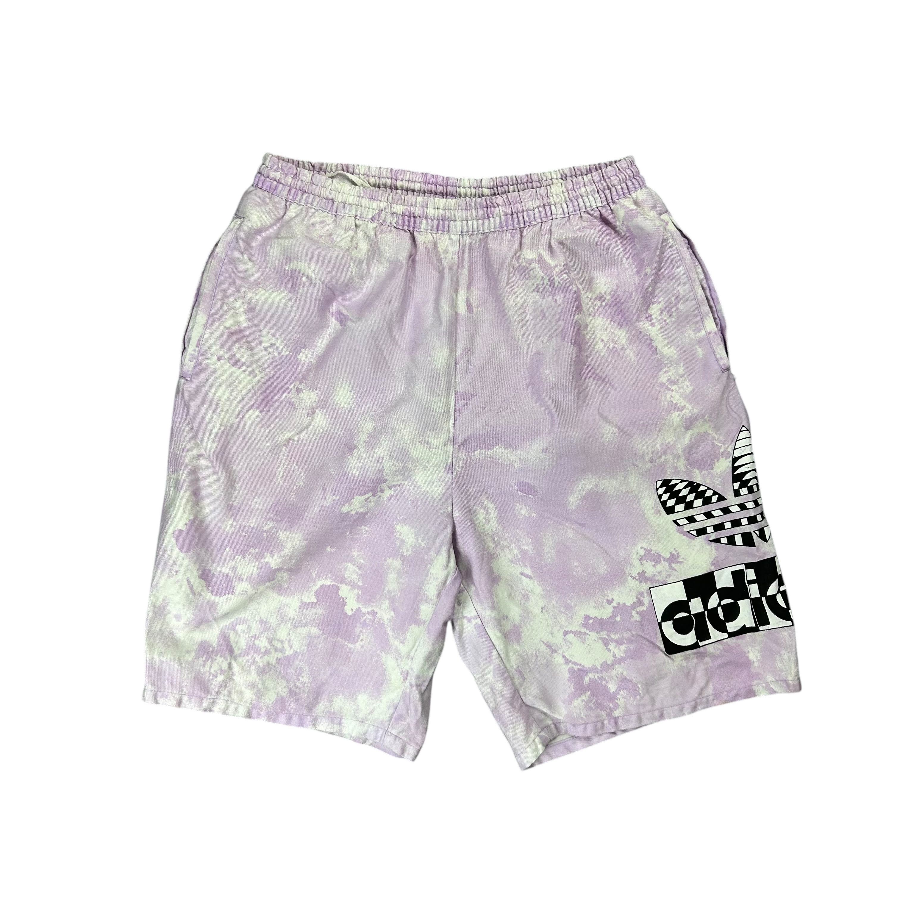 Adidas Adidas Vintage 80s Pink Tie Dye Shorts Men Size 80 M Size US 32 / EU 48 - 1 Thumbnail