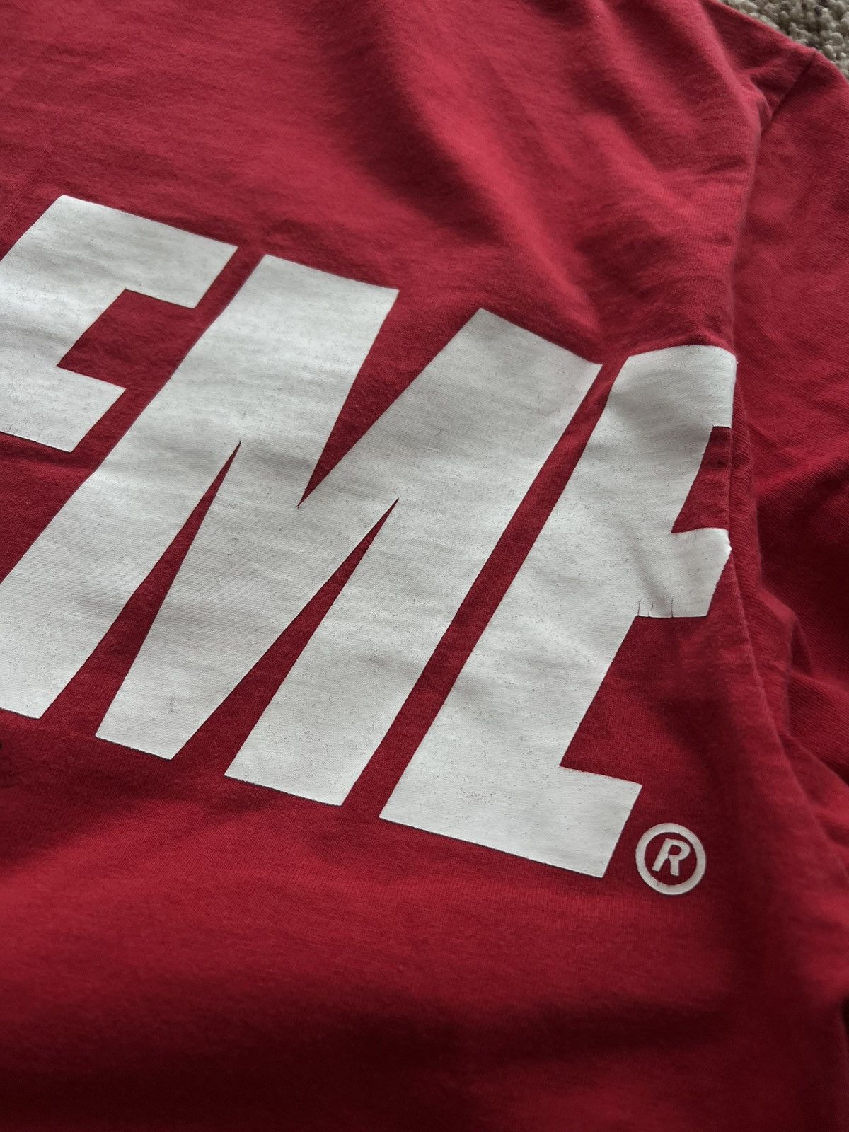 Supreme Supreme Trademark long sleeve red big logo Size US XL / EU 56 / 4 - 8 Thumbnail