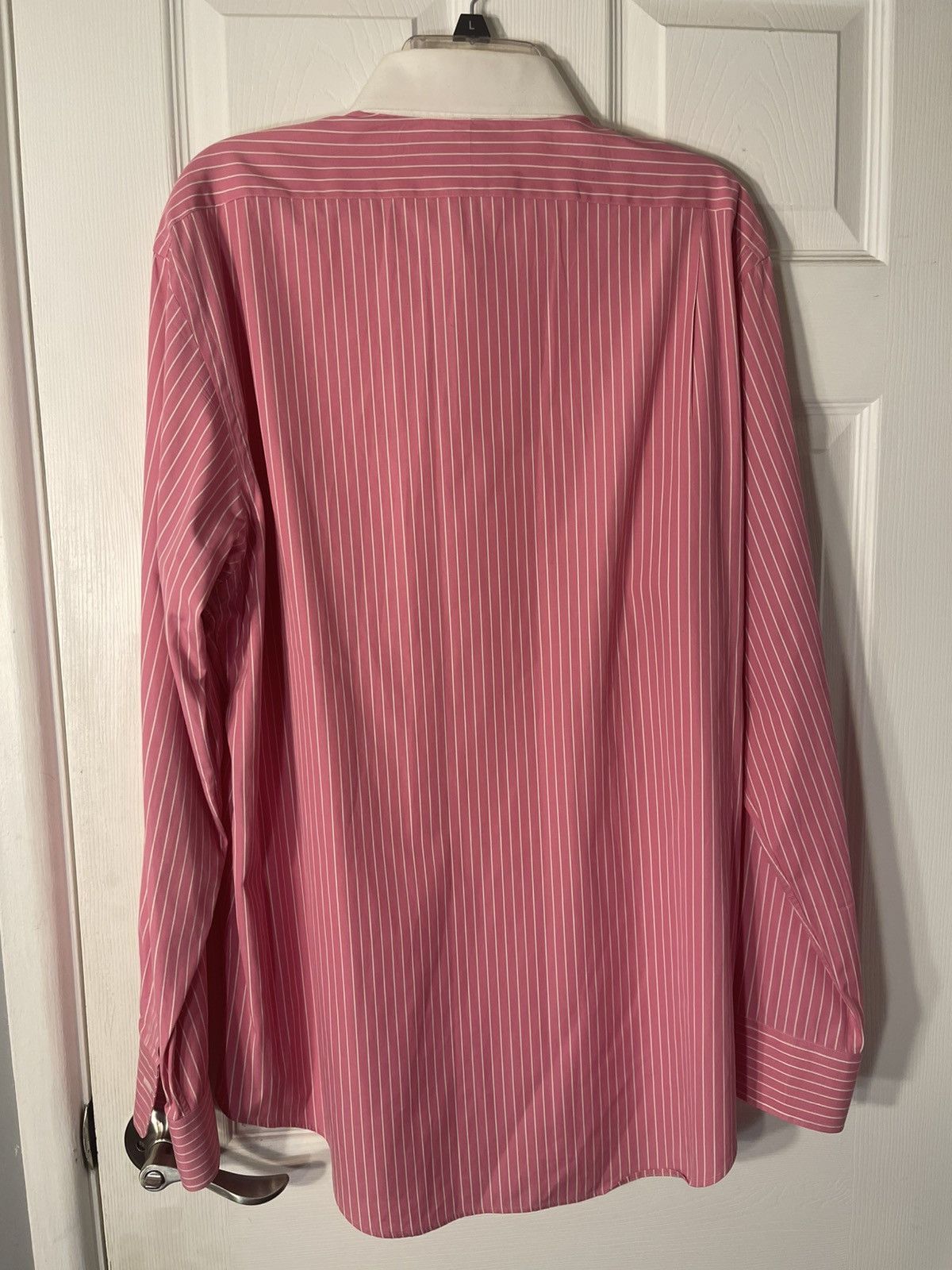 Polo Ralph Lauren Polo Ralph Lauren Regent Custom Fit Striped Shirt Pink Size US L / EU 52-54 / 3 - 2 Thumbnail