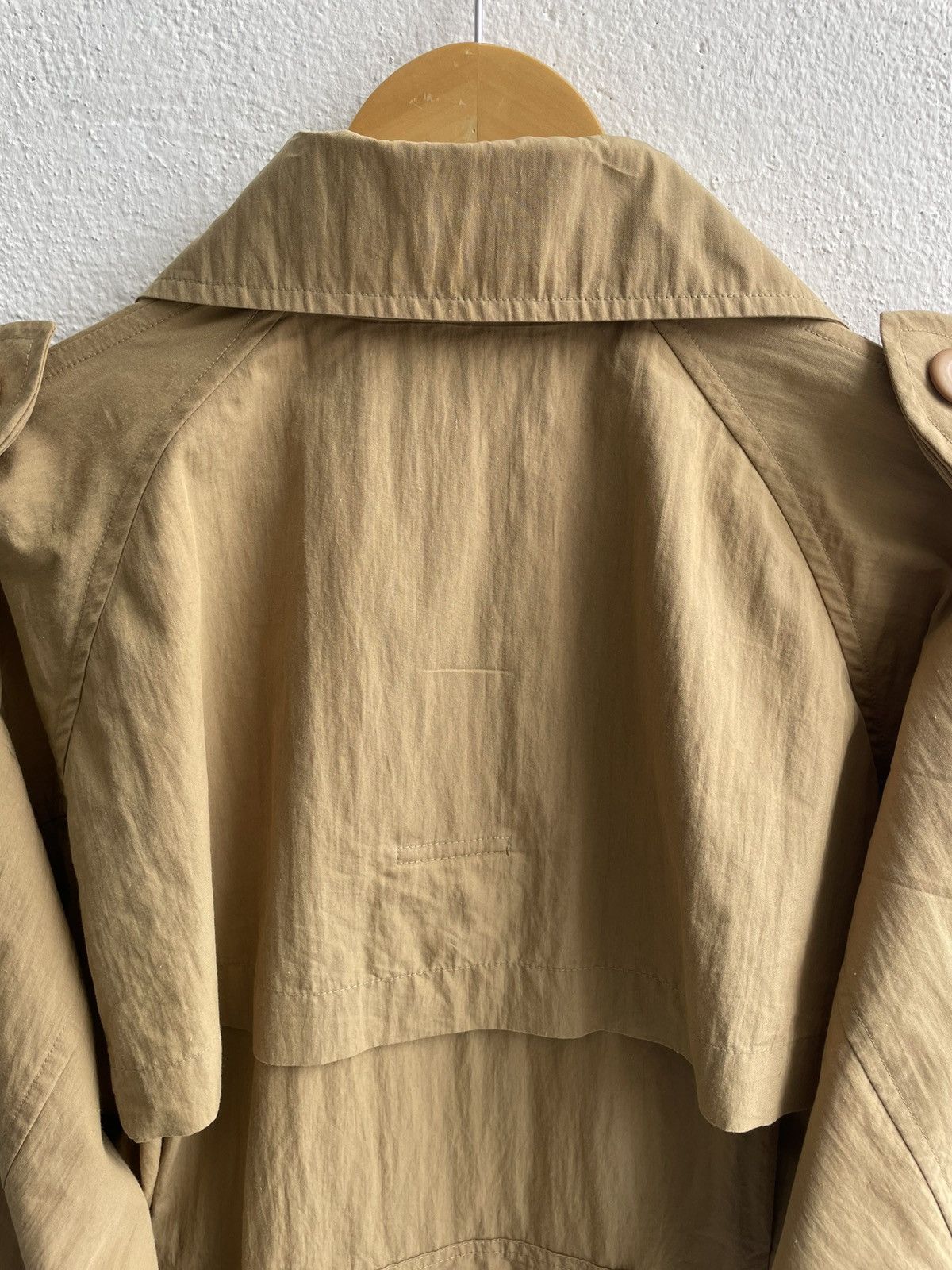 Issey Miyake Vintage 80's Issey Miyake Windcoat Oversize Long Coat Size US S / EU 44-46 / 1 - 17 Thumbnail