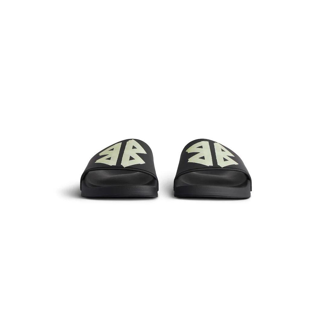 Balenciaga o1s1rm0226 Pool Slide Sandals In Black Size US 6 / IT 36 - 3 Thumbnail