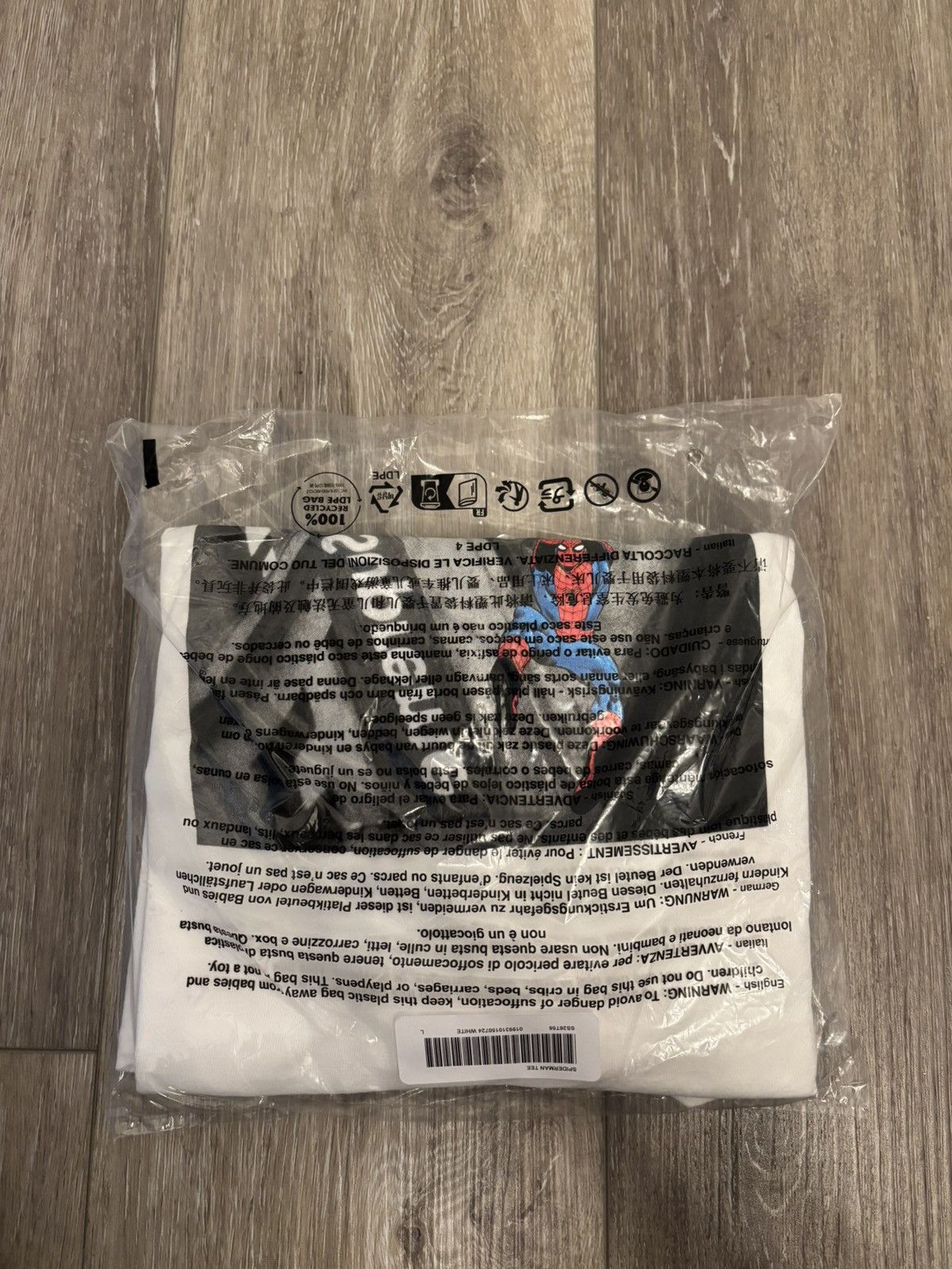 Supreme Spider-Man Tee White IN HAND!!!