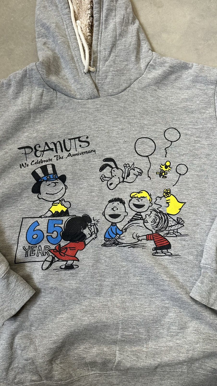 Peanuts VINTAGE SHERPA PEANUTS HOODIE Size US M / EU 48-50 / 2 - 2 Thumbnail