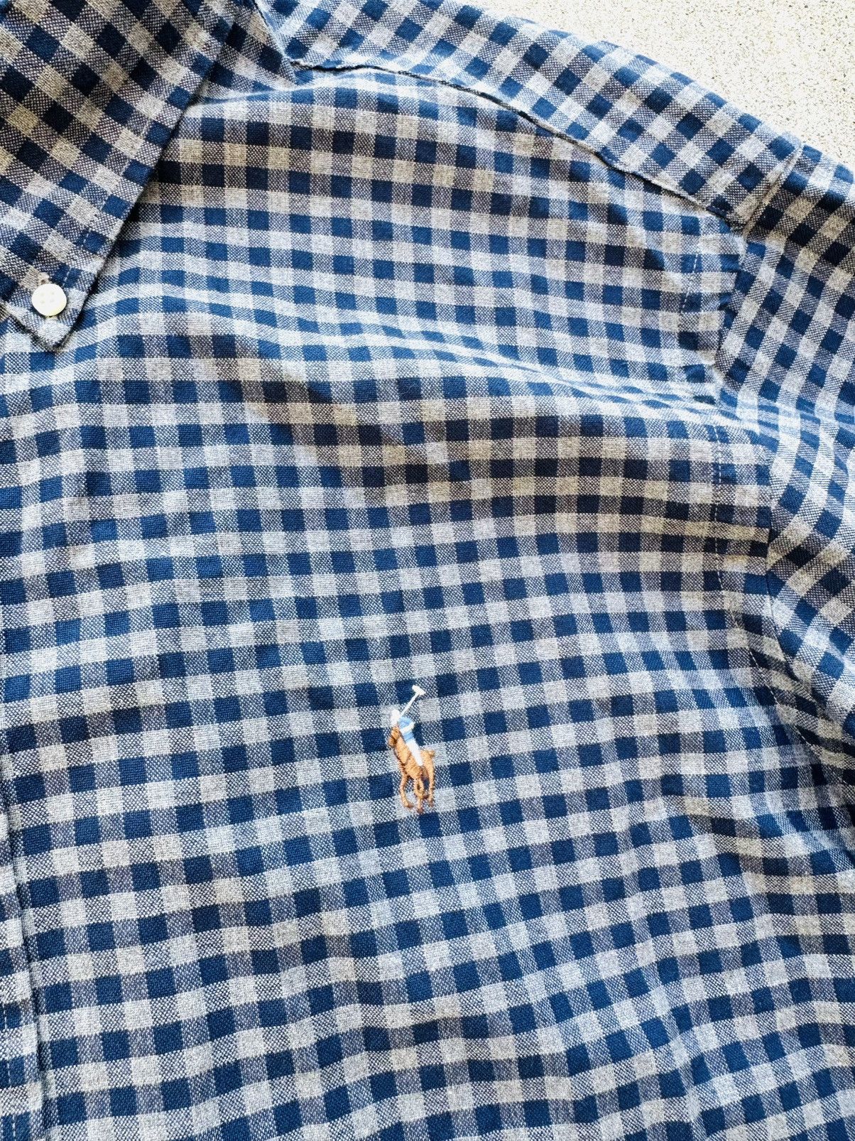 Polo Ralph Lauren Polo Ralph Lauren Gingham Shirt Xl Flesh Rider Button Up Size US XL / EU 56 / 4 - 3 Thumbnail