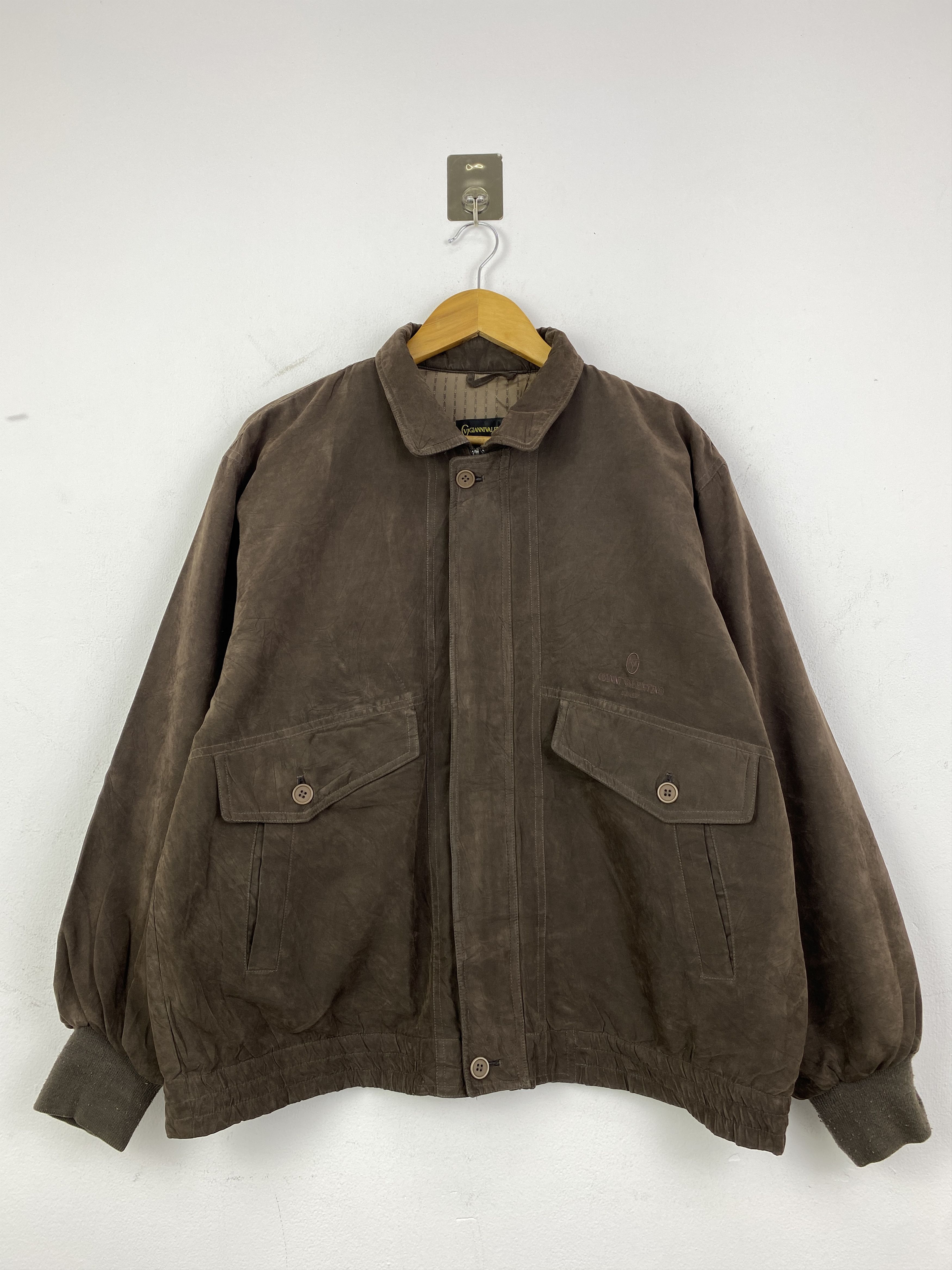 Gianni Valentino Vintage Gianni Valentino Suede-Effect Blouson Jacket JA0238 Size US L / EU 52-54 / 3 - 1 Thumbnail