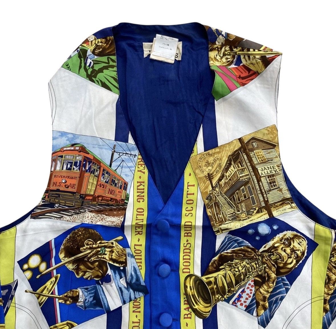 Hermes HOLY GRAILS!! Archives 90s Hermes VEST ALL OVER PRINT Size US M / EU 48-50 / 2 - 3 Thumbnail