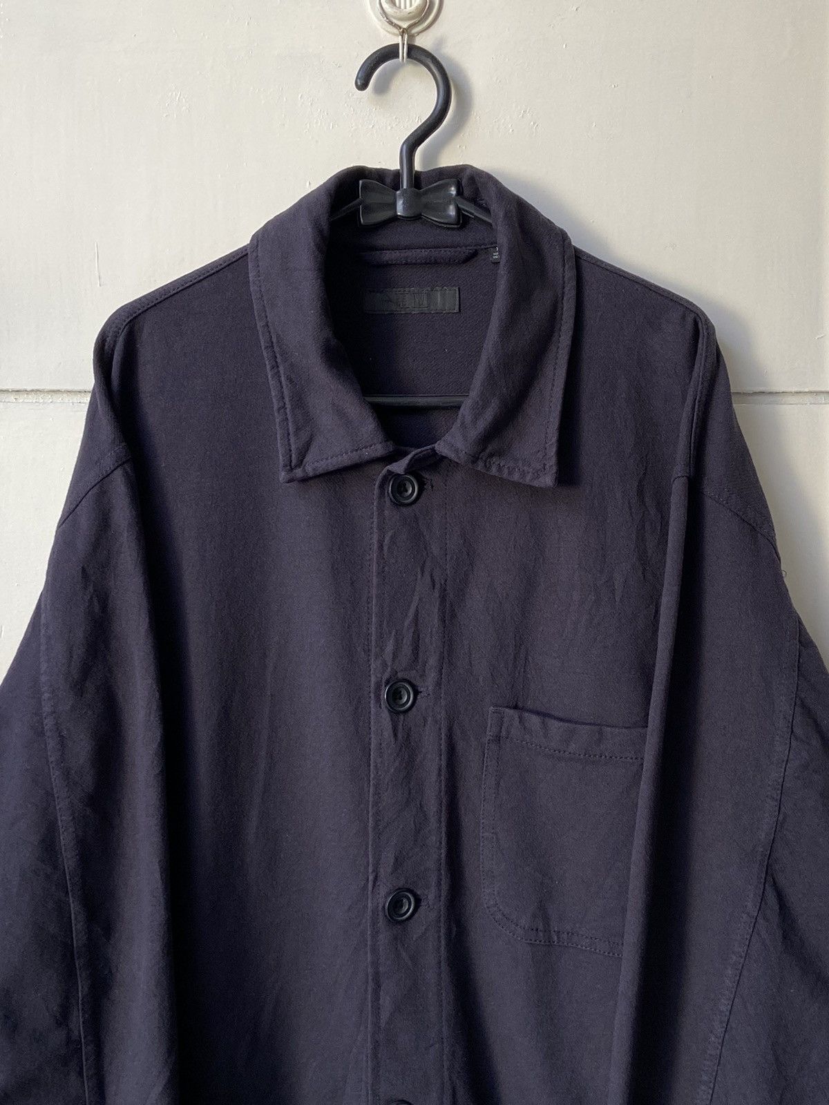 Uniqlo UNIQLO Black Shirt Size US L / EU 52-54 / 3 - 2 Thumbnail