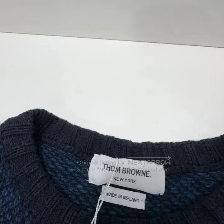 Thom Browne Thom Browne Striped Fish Pattern Knit Sweater. Size US S / EU 44-46 / 1 - 6 Thumbnail