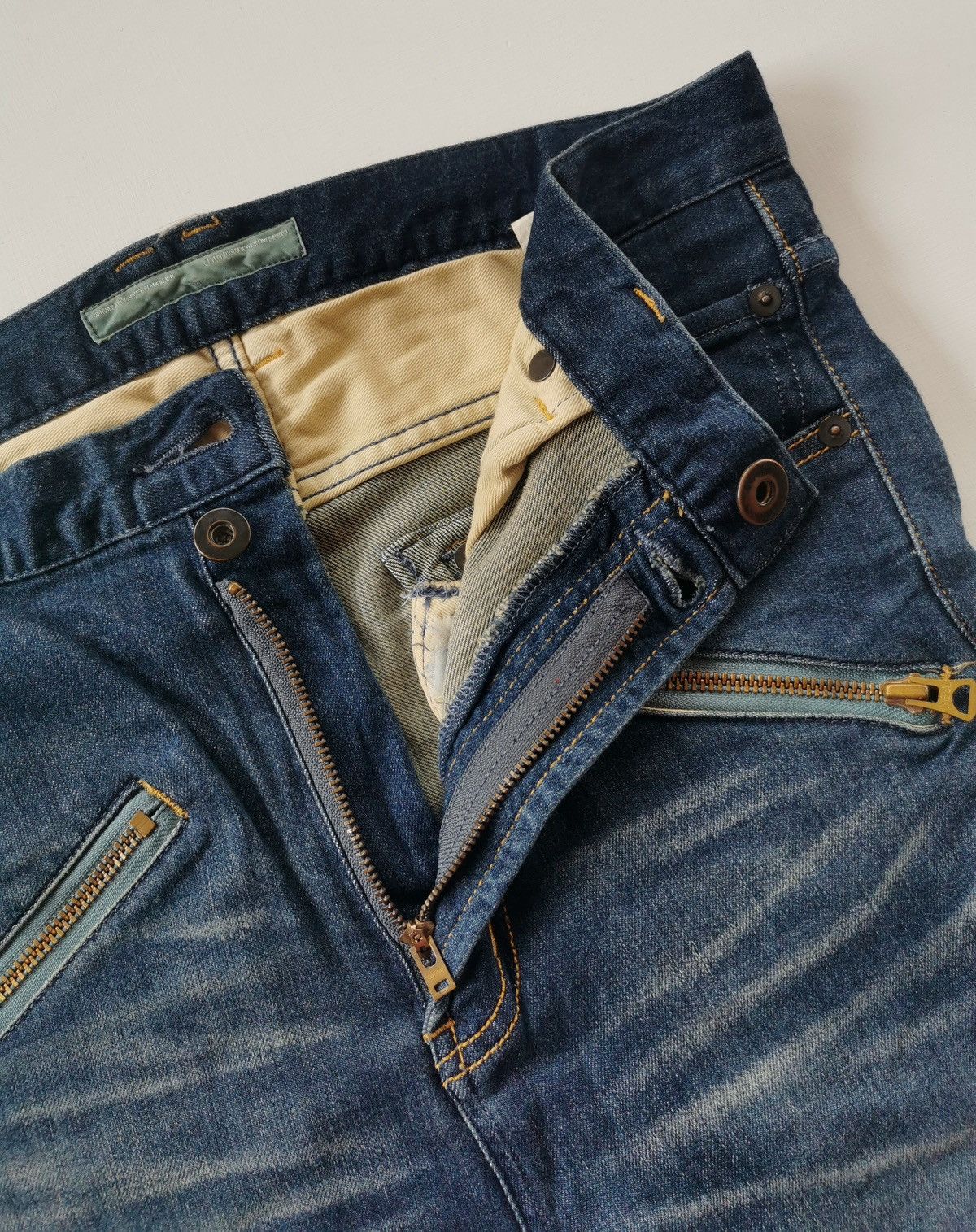 AG Adriano Goldschmied Adriano Goldschmied Article Cord Japan Zip Up Denim erd Size US 31 - 7 Thumbnail