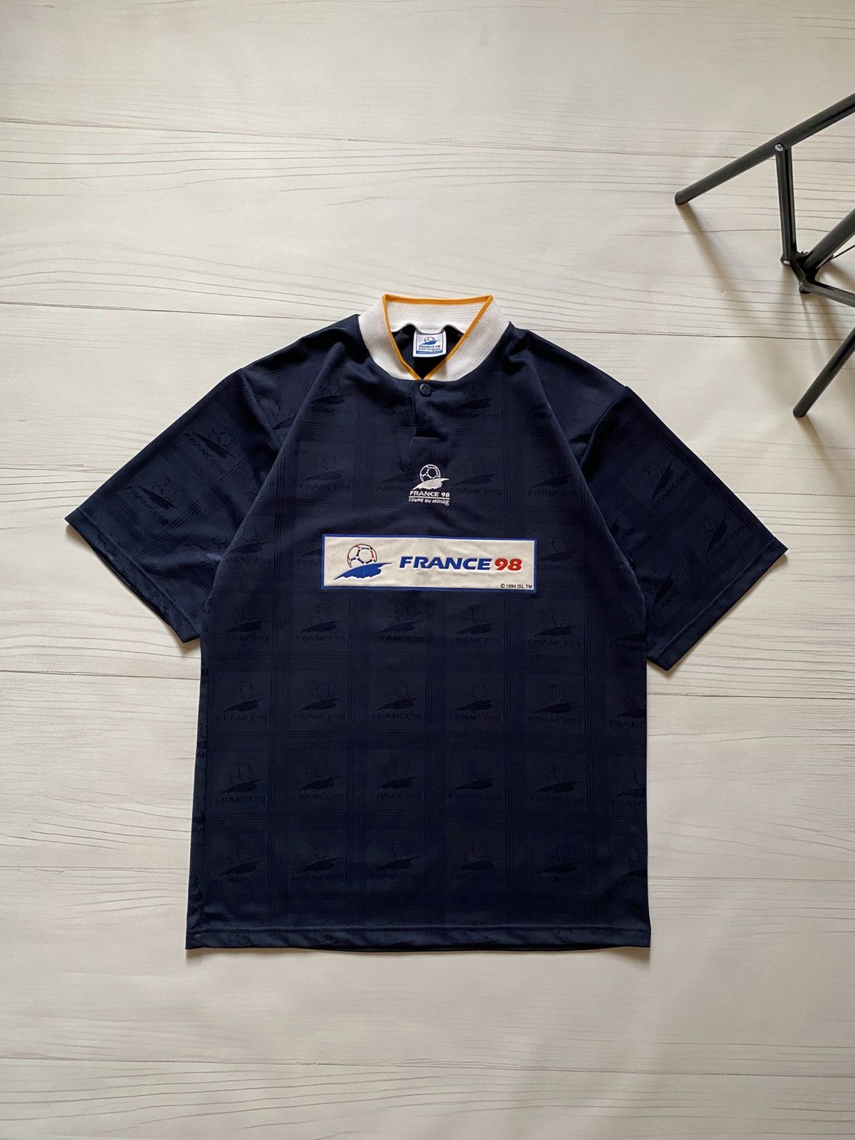 Vintage Vintage France 98 1994 World Cup football soccer jersey Size US M / EU 48-50 / 2 - 1 Thumbnail