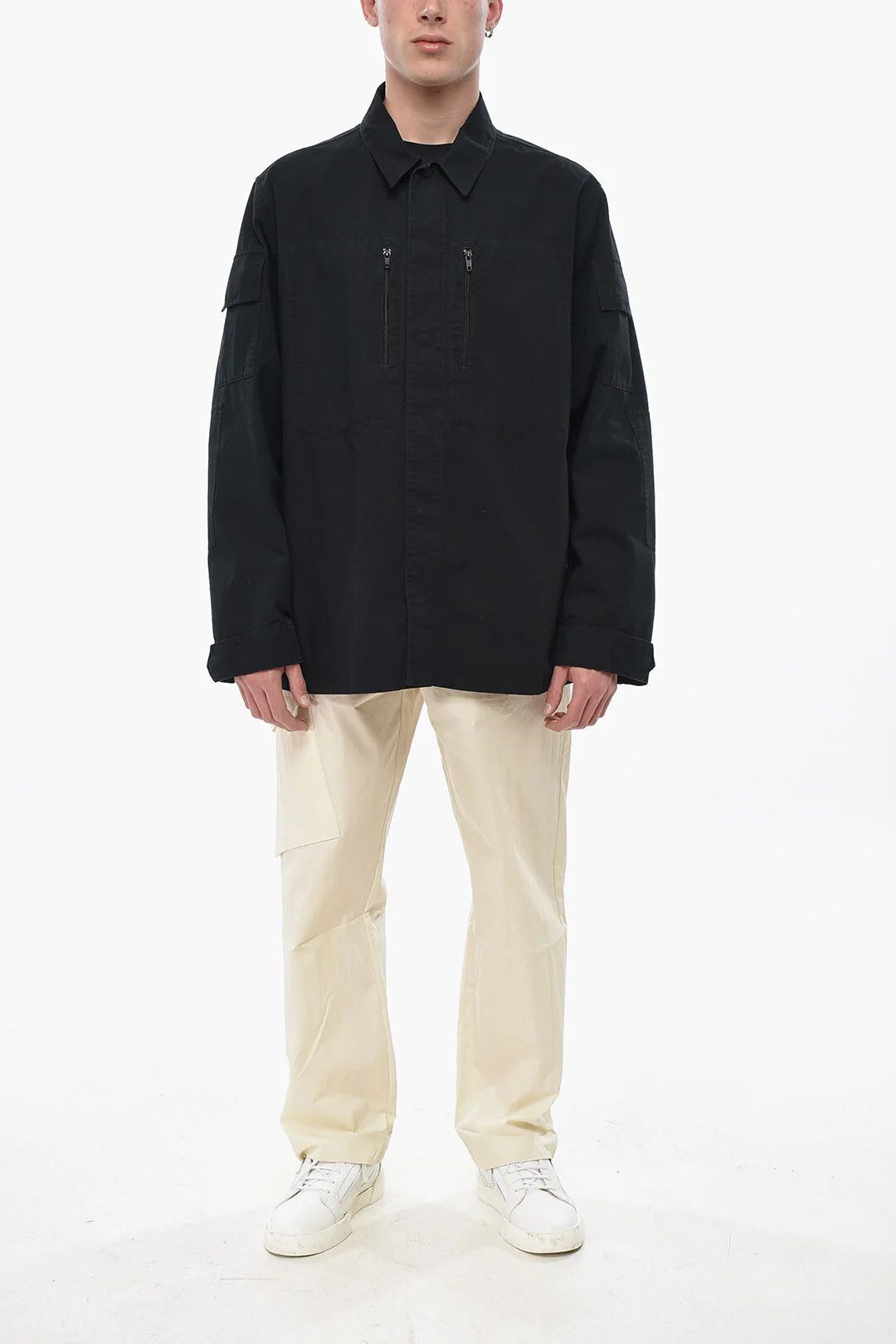 Balenciaga og1mm0426 Checked Ripstop Overshirt in Blue Size US M / EU 48-50 / 2 - 4 Thumbnail