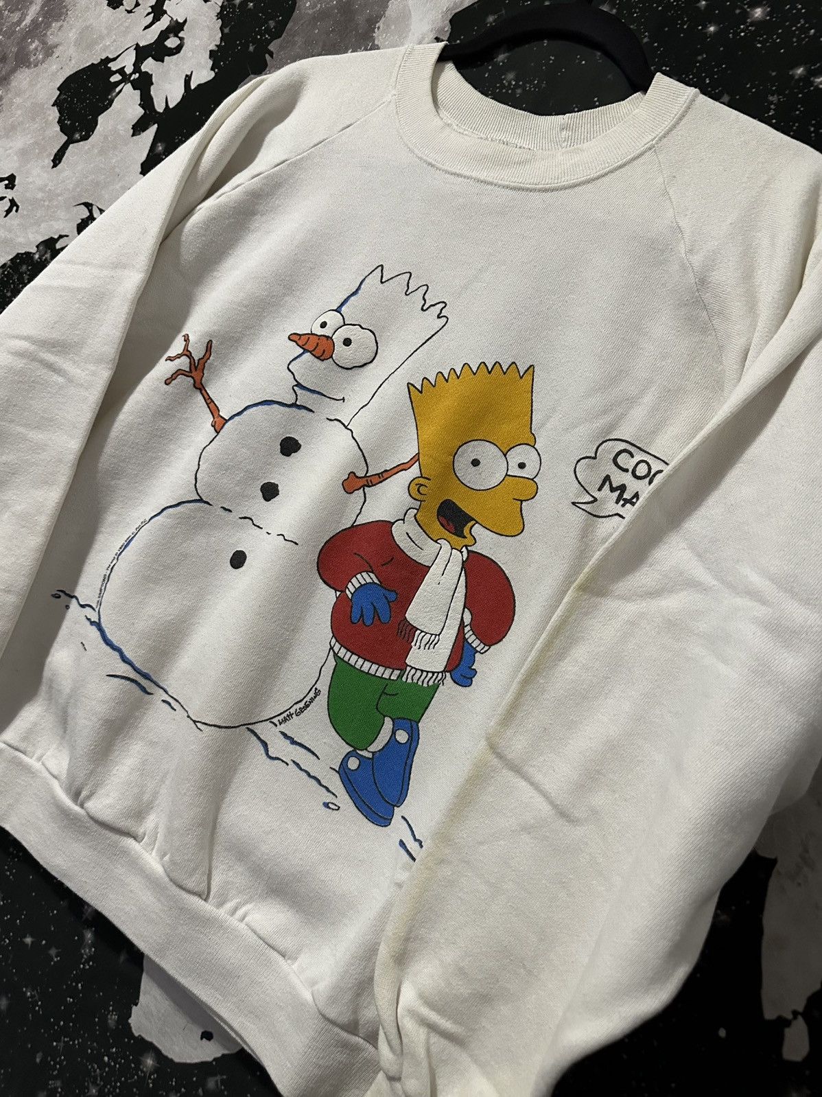 Delta The Simpsons Bart Snowman Sweatshirt Size US XL / EU 56 / 4 - 2 Thumbnail