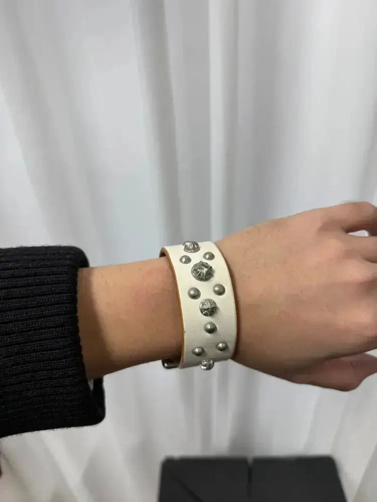 Yohji Yamamoto Yohji Yamamoto Yohji Yamamoto Y's Rivet Bracelet-2506 Size ONE SIZE - 7 Thumbnail