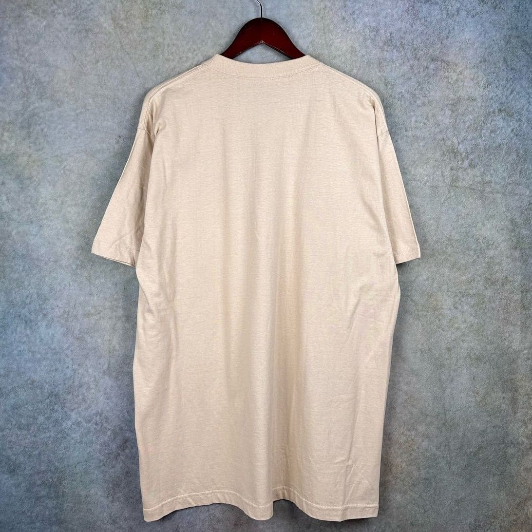Vintage Michael Jackson Memorial Graphic T Shirt XL Tan King of Pop Size US XL / EU 56 / 4 - 3 Thumbnail