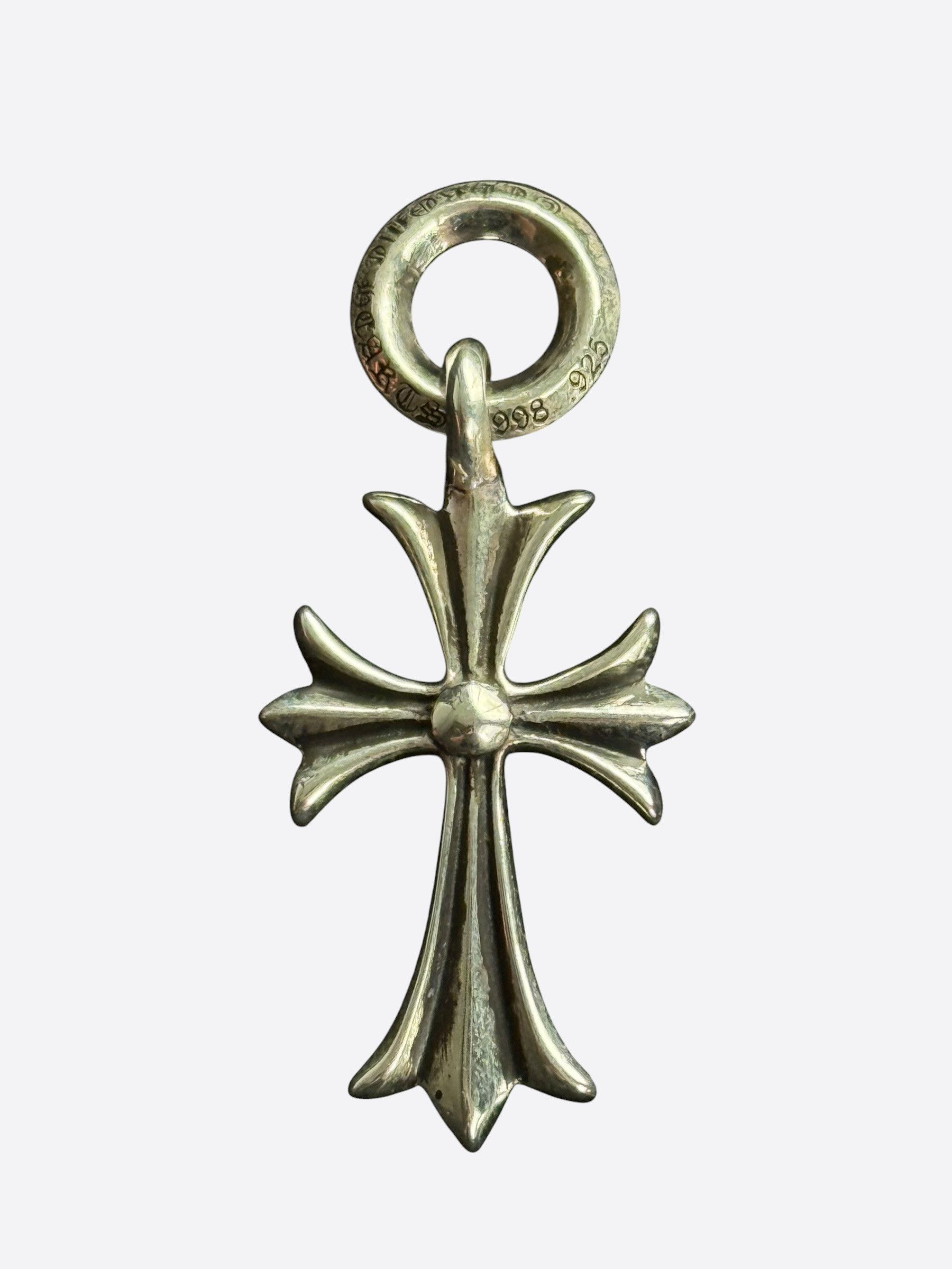 Chrome Hearts Chrome Hearts Silver Tiny CH Cross Pendant Size ONE SIZE - 1 Thumbnail