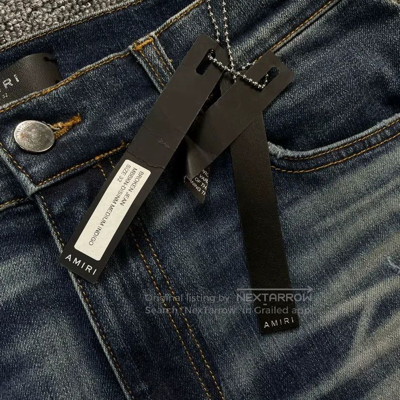 Amiri Amiri Size 32 Washed denim jeans with holes Size US 32 / EU 48 - 5 Thumbnail
