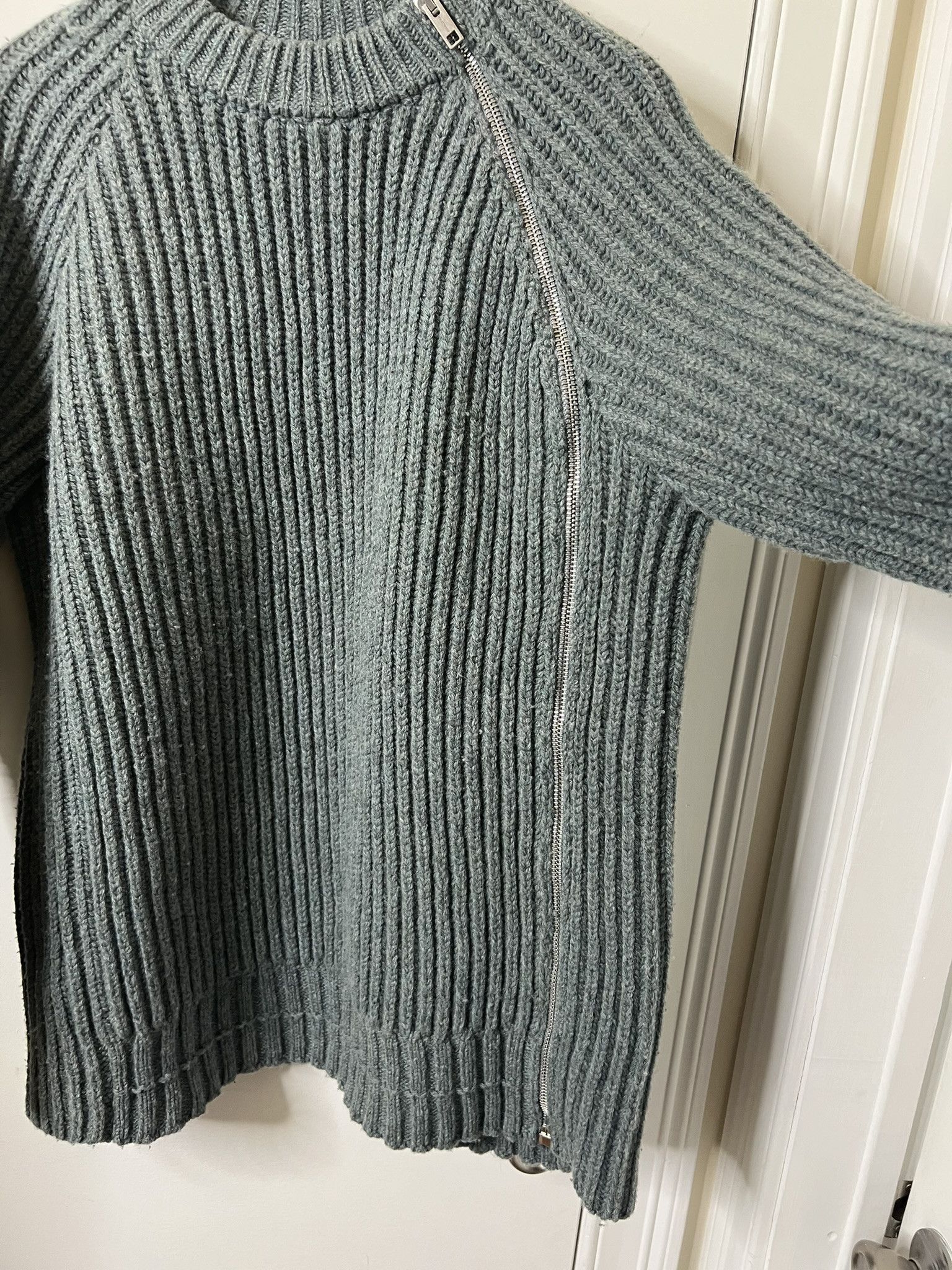 Calvin Klein 205W39NYC CK205W39NYC Green Zipper Sweater sz M Size US M / EU 48-50 / 2 - 3 Thumbnail