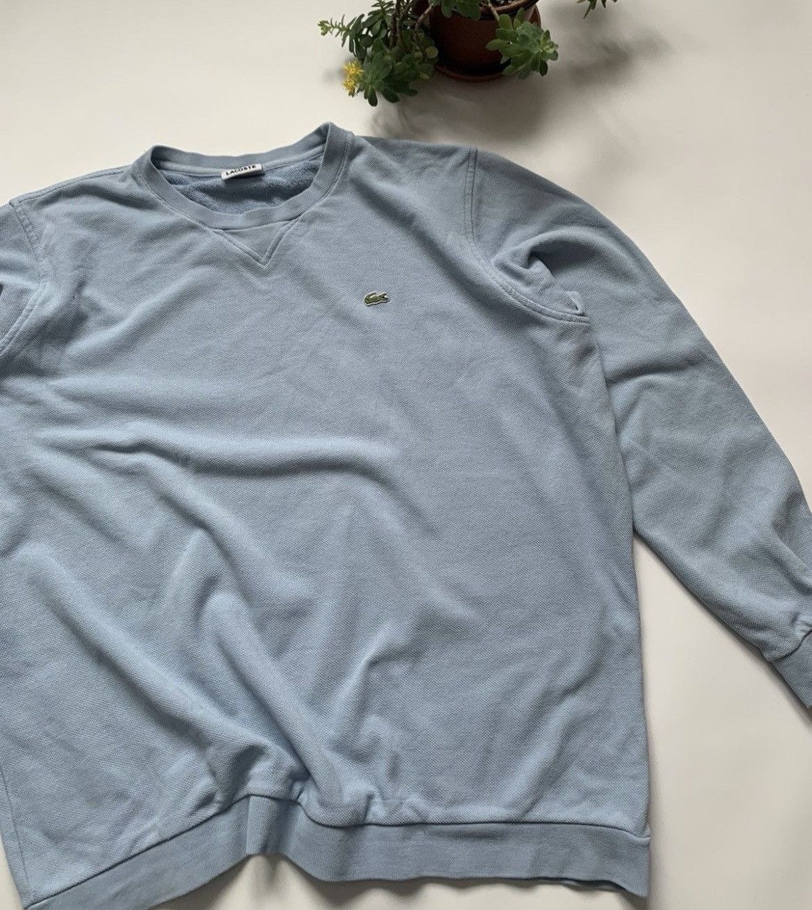 Lacoste Vintage Lacoste Waffle Sweater Size US XL / EU 56 / 4 - 5 Thumbnail