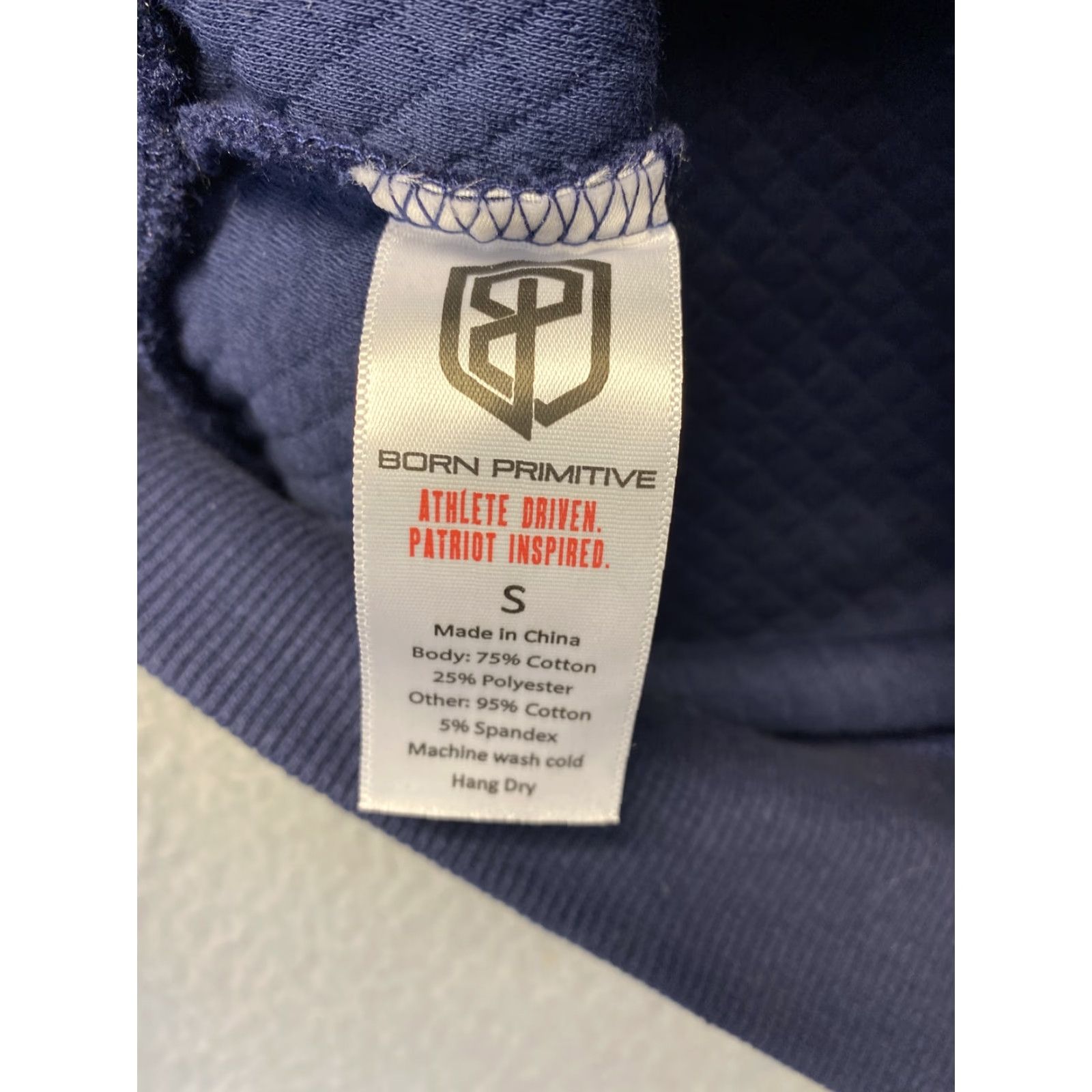 Primitive Born Primitive Sweatshirt Mens S Crew Neck Fleece Pullover Blue 90s Sports Size US S / EU 44-46 / 1 - 4 Thumbnail
