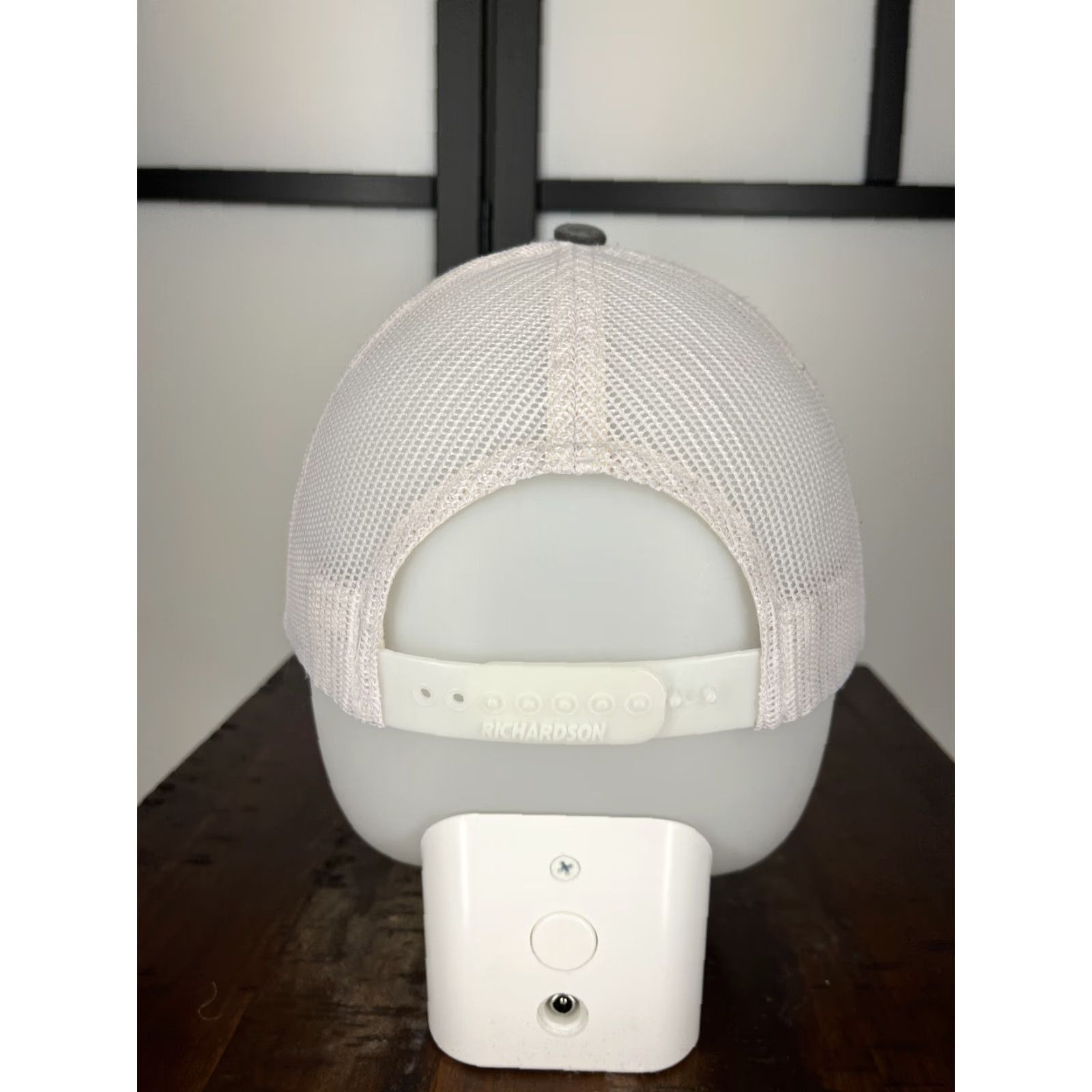 Vintage Richardson Rebel Off Road Hat Cap Trucker Adult One Size Gray White Cotton Blend Adjustable Men’s Hat Size ONE SIZE - 6 Thumbnail