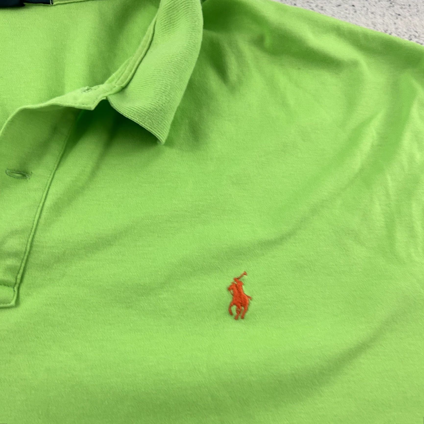 Polo Ralph Lauren Polo Ralph Lauren Short Sleeve Button Front Polo Shirt Men 3XB Green Big 3X Cotton Solid Button-Up Cheap Size US XXL / EU 58 / 5 - 3 Thumbnail