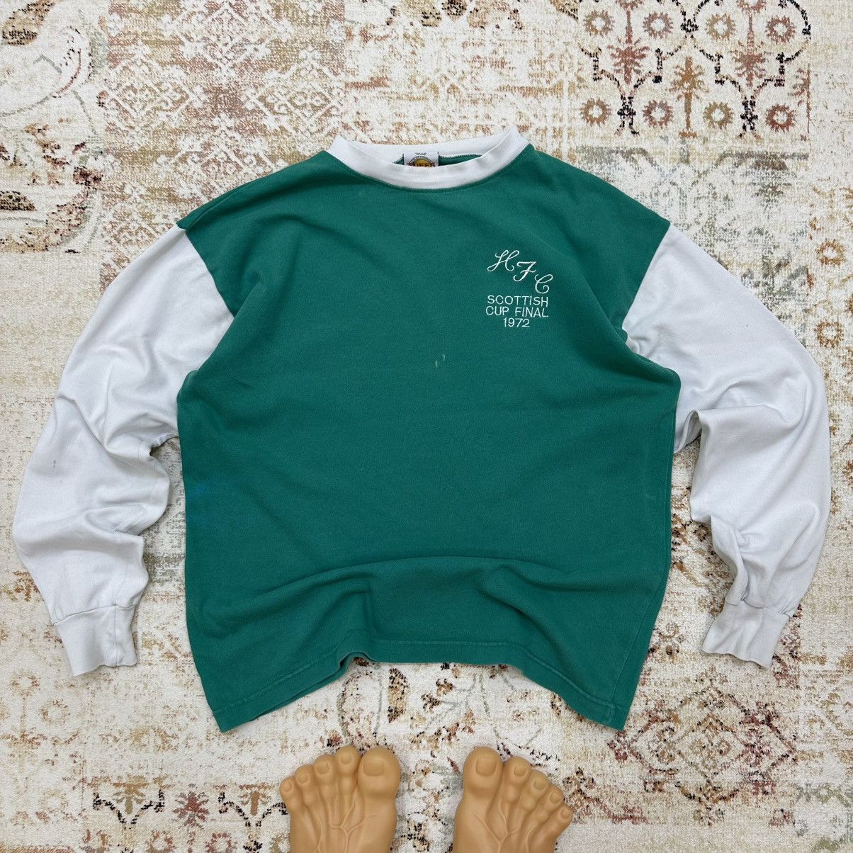 Toffs × Vintage Vintage Hibernian 1972 Scottish Cup Final Toffs FC 00s Size US M / EU 48-50 / 2 - 1 Thumbnail