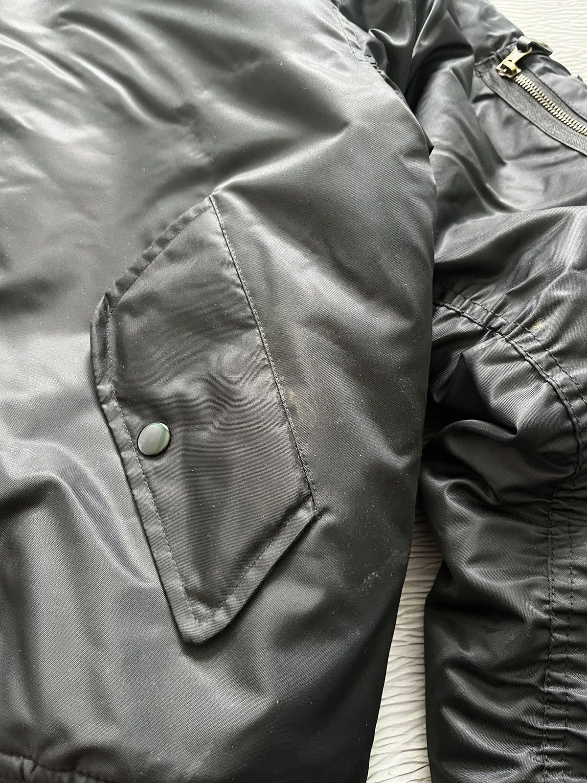 Vintage Vintage Bomber Jacket Black Military Aviator Size US M / EU 48-50 / 2 - 4 Thumbnail