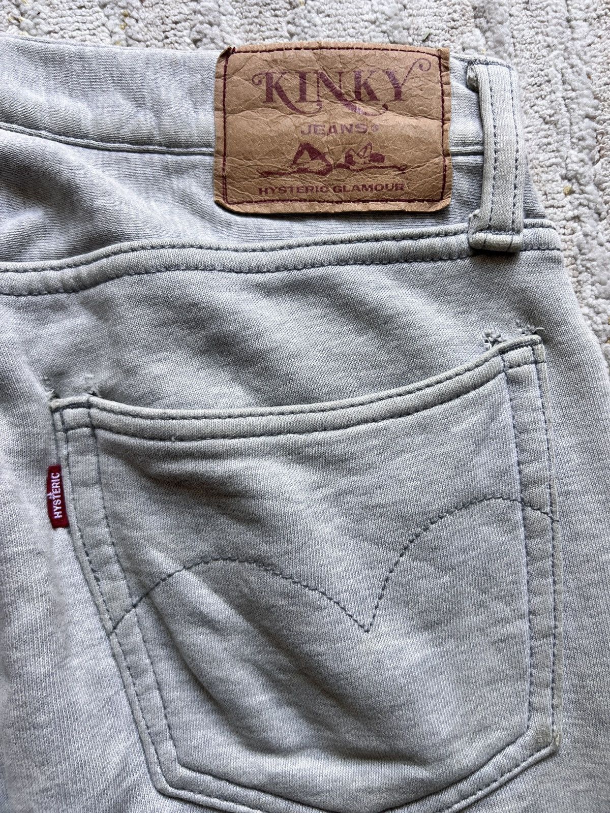 Hysteric Glamour Hysteric Glamour Kinky Jeans Sweatpants Size US 32 / EU 48 - 6 Thumbnail