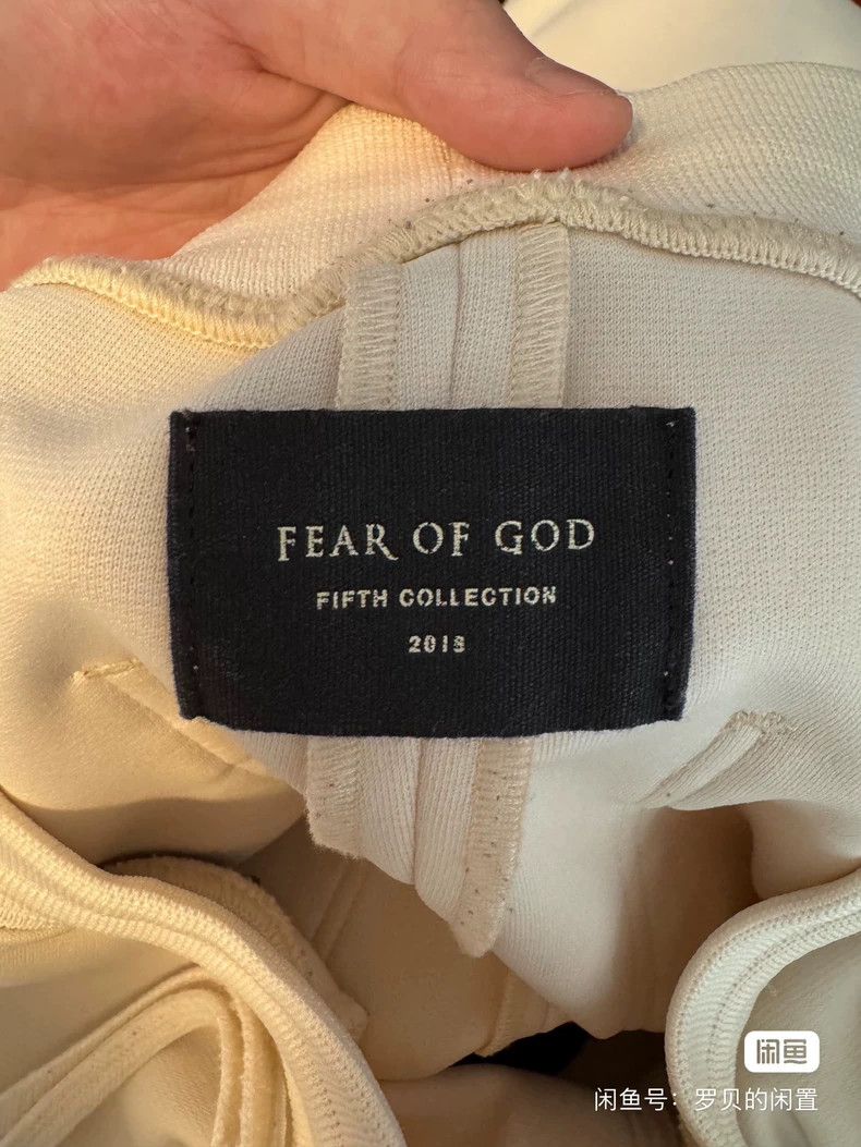 Fear of God Fear of God Limited off-white patchwork school pants Size US 34 / EU 50 - 3 Thumbnail