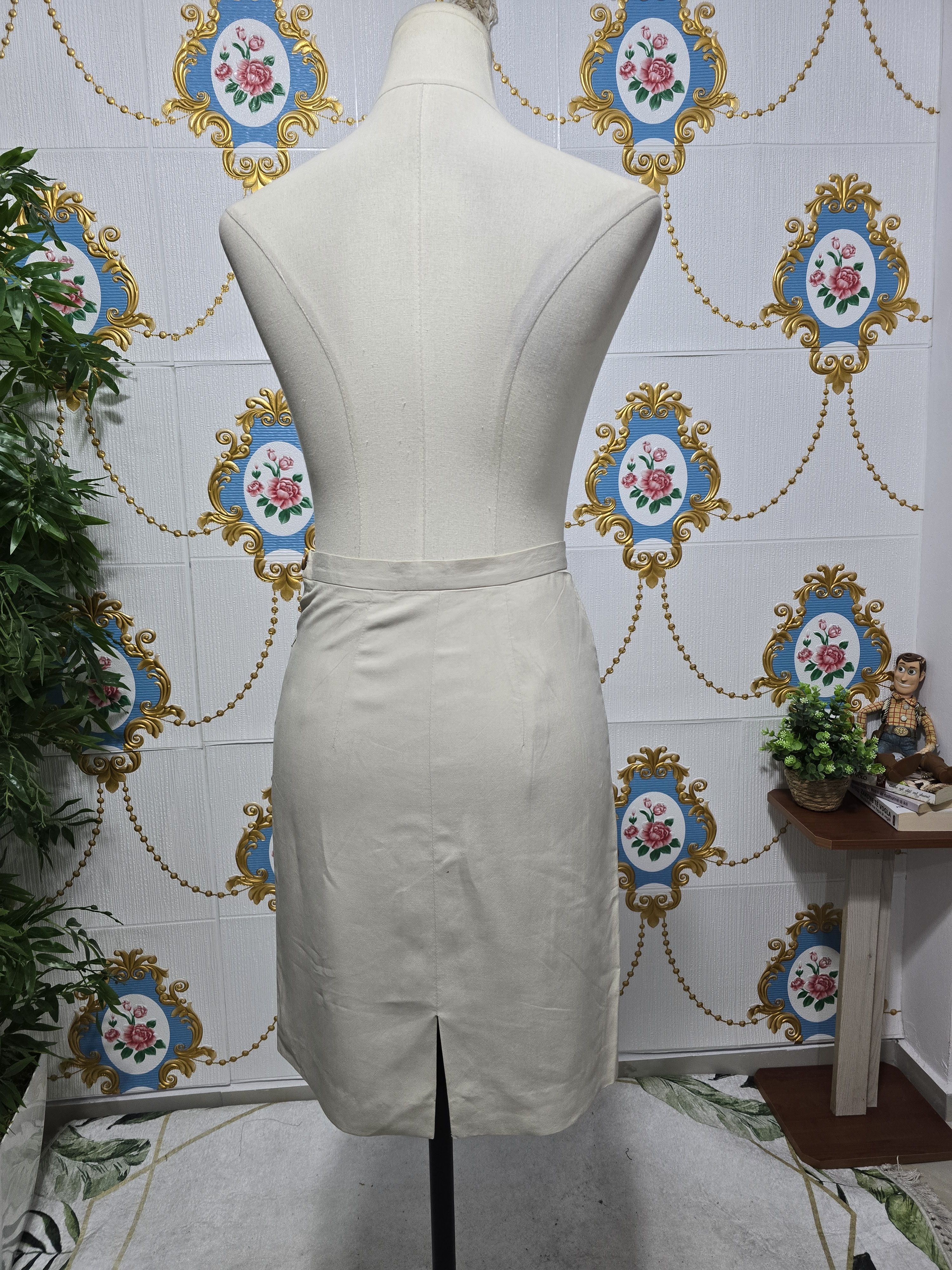 Giorgio Armani × Vintage GIORGIO ARMANI vintage Rare ! Skirt small women Size 27" / US 4 / IT 40 - 7 Thumbnail