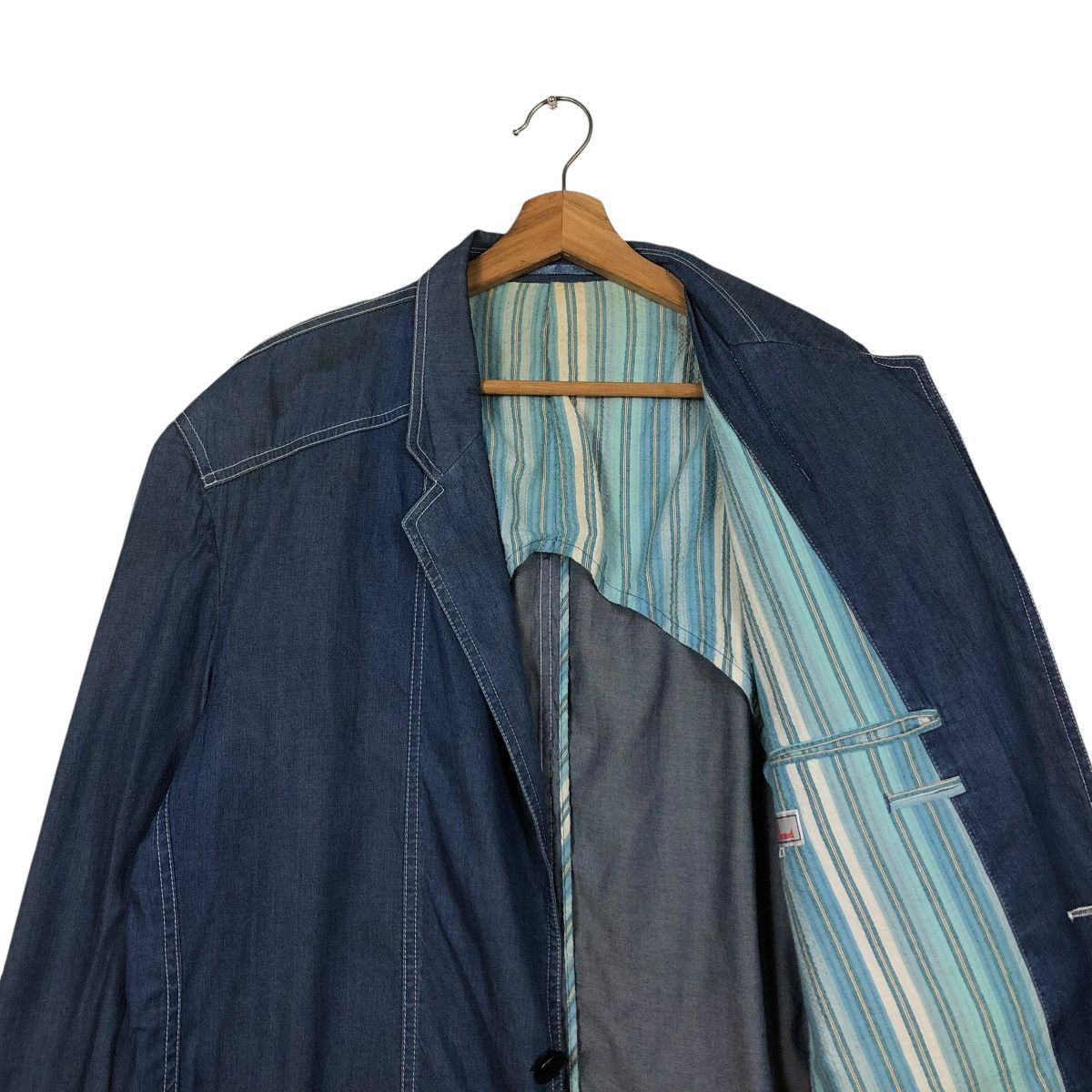 Japanese Brand 🔥VINTAGE DENIM CHORE WORKER JACKET MONTEREY& CARMEL KAPITAL Size US L / EU 52-54 / 3 - 14 Thumbnail