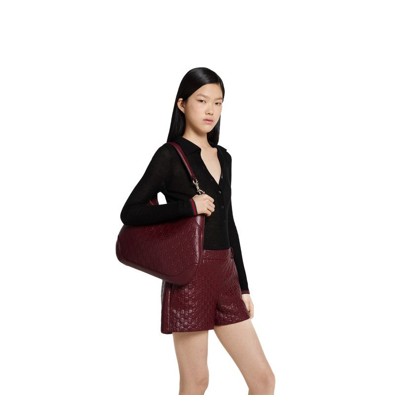 Gucci o1la5ras0526 Size: OS / B Medium Shoulder Bag in Ancora Red Size ONE SIZE - 3 Thumbnail