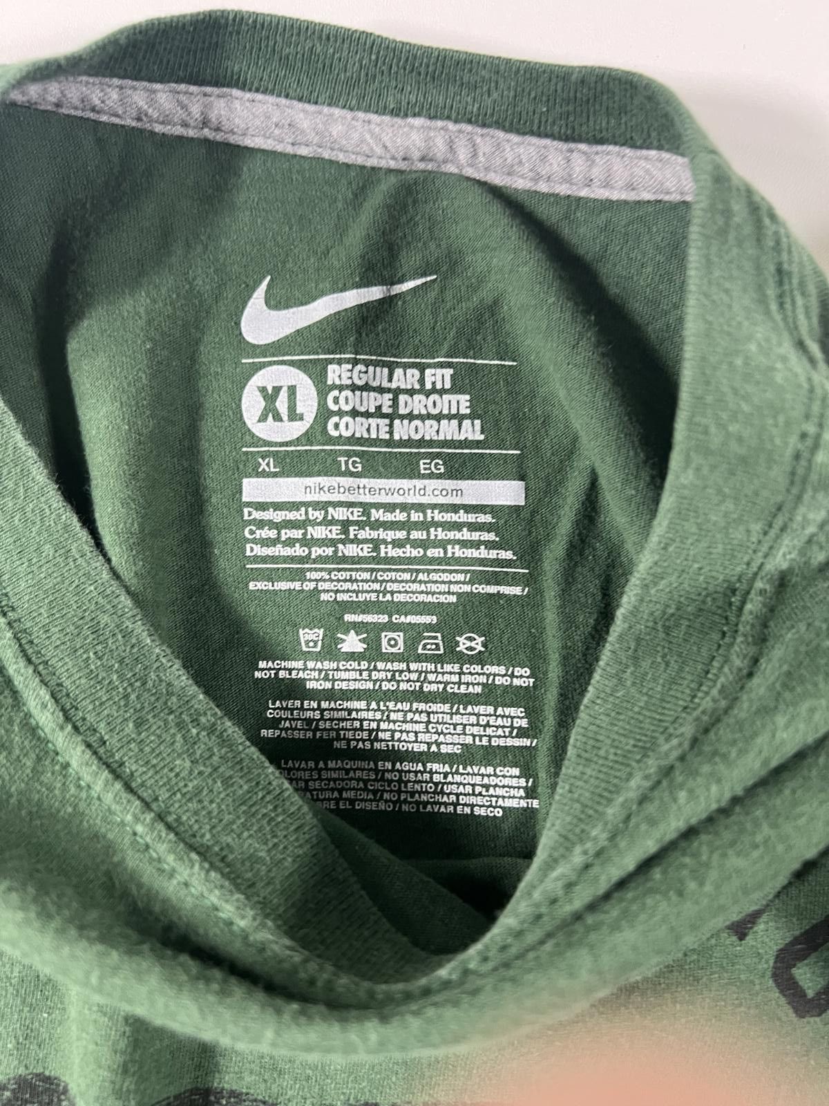 Nike Nike Long Sleeve T-Shirt Green XL Size US XL / EU 56 / 4 - 3 Thumbnail